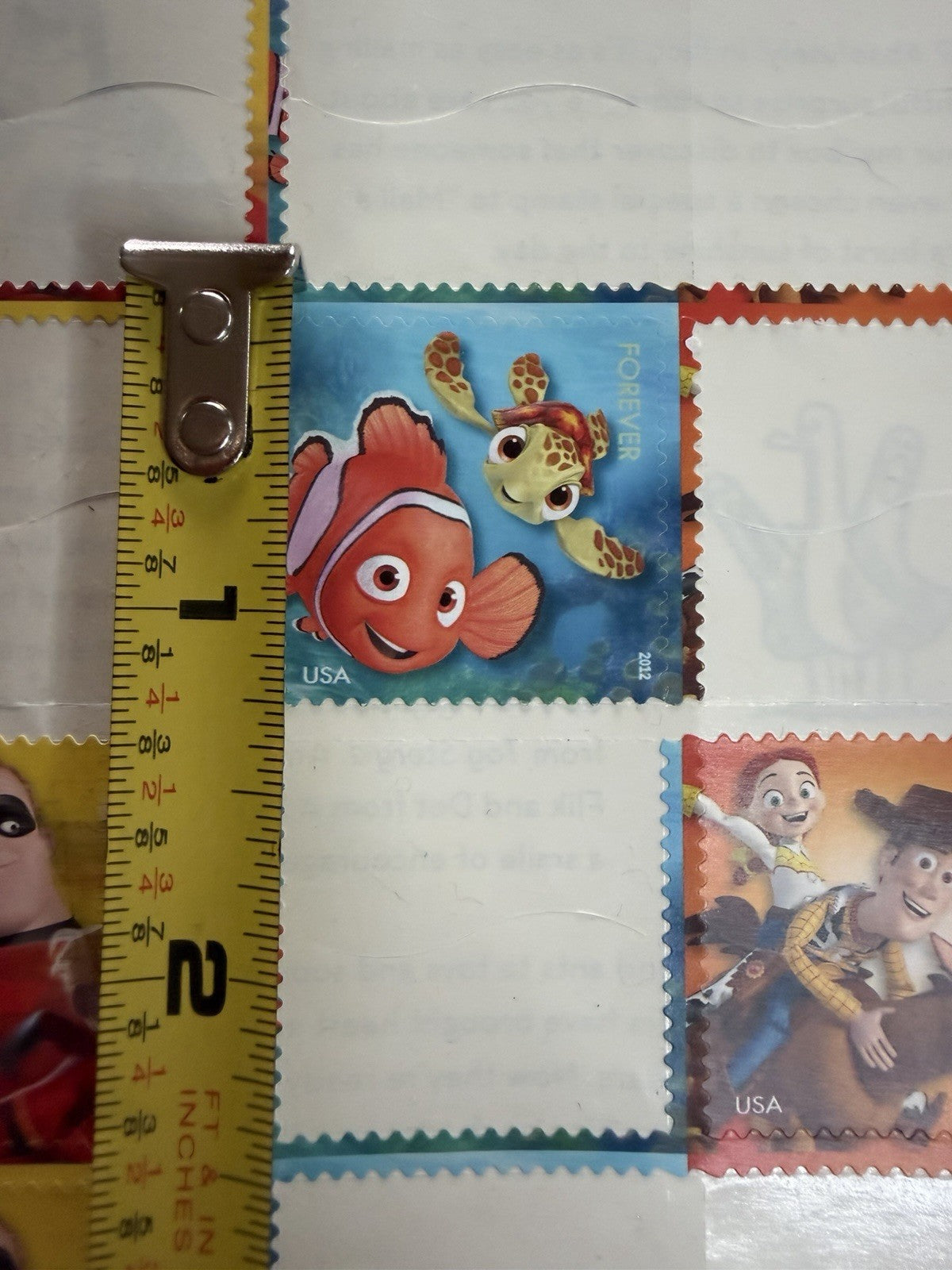 USPS Character Forever Stamp Lot Bugs Bunny Sesame Street Disney Pixar Stamps