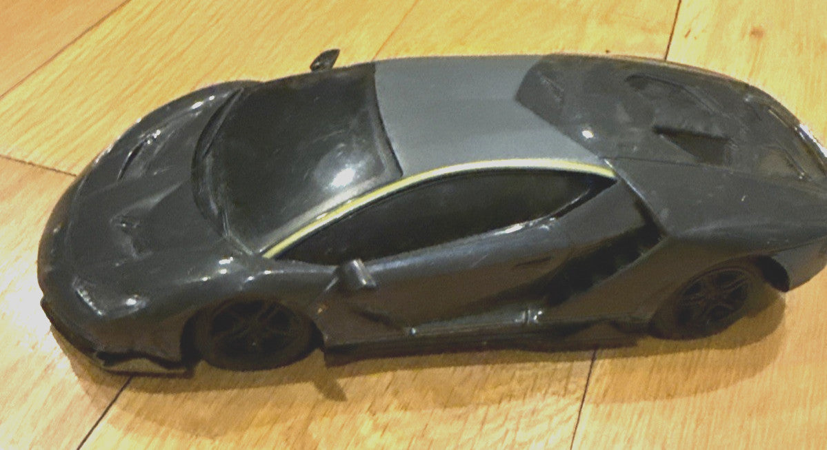 2017 1:24 Lamborghini Centrantrio friction powered toy car, works, black