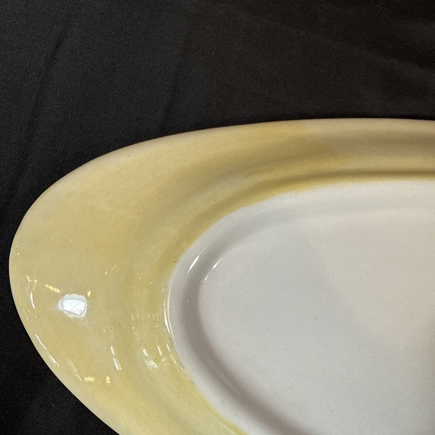 Laurie Gates Oval Ceramic Large Serving Platter 23 1/2" x 8 1/2" Tulips
