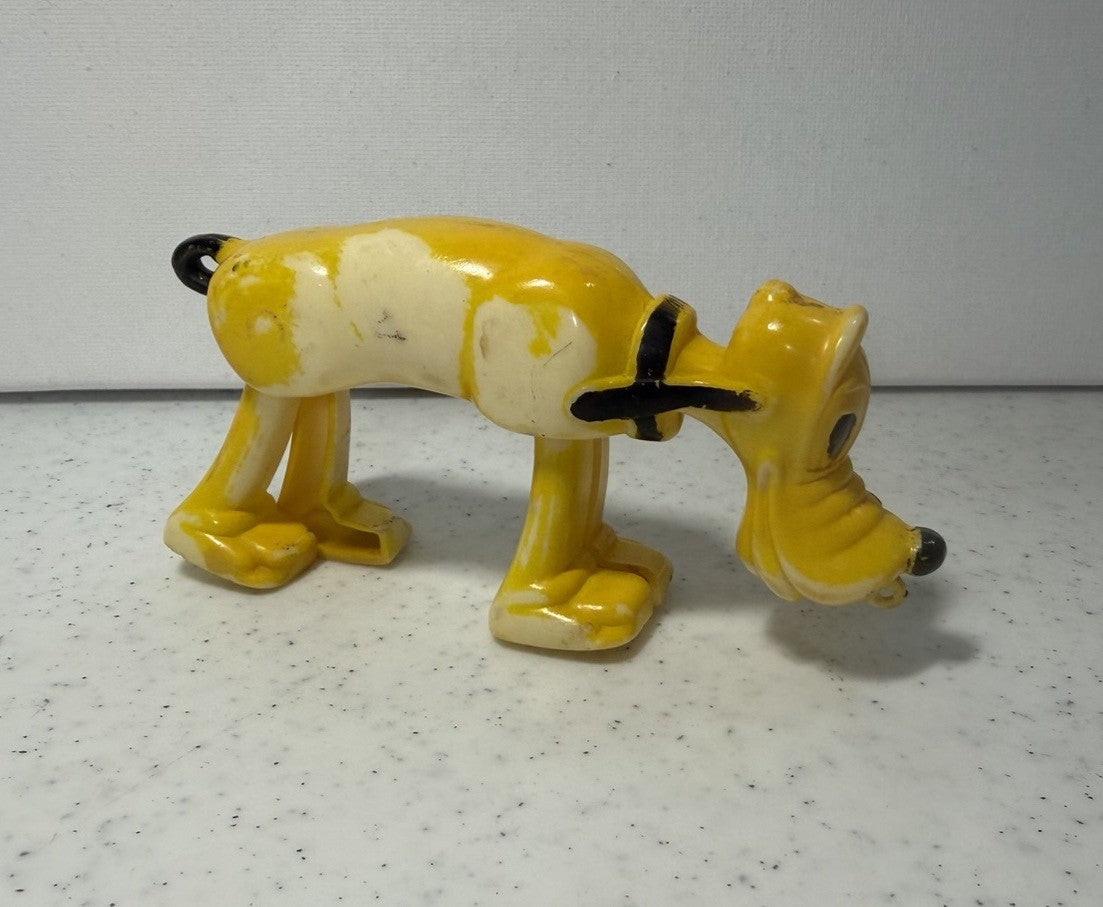 Vintage 1960s Marx Disney Pluto Ramp Walker Plastic Toy Figure Hong Kong