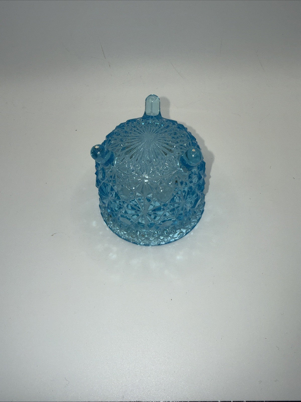 Blue Daisy and Button Footed Salt Cellar Marmalade Bowl