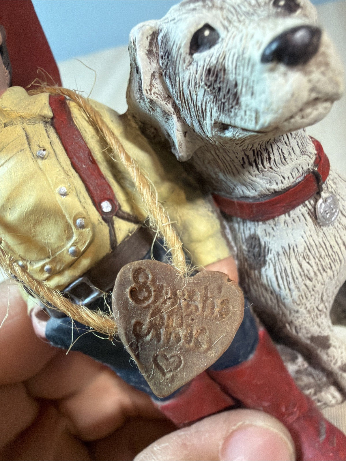 Sarahs Attic Fireman Whimpy Boy Dog Figurine 826 of 2000 Limited