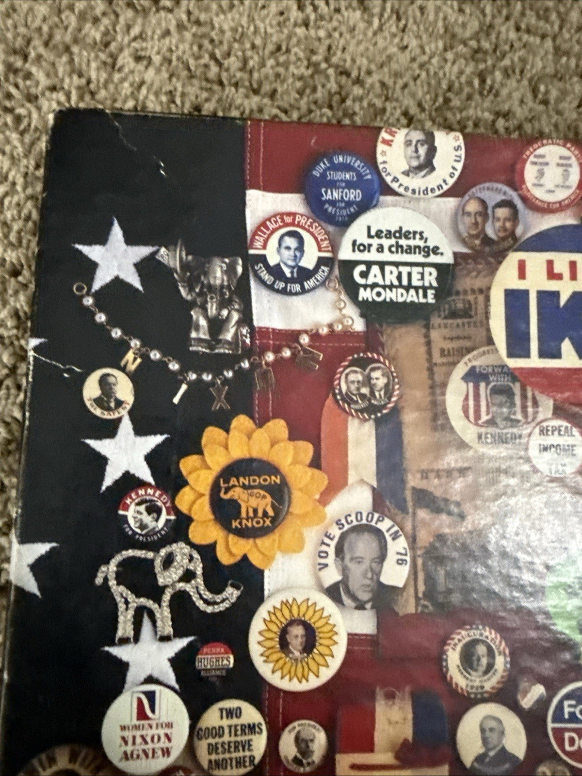 Vintage 1984 Springbok Pick A Winner Presidential Campaign 500 Pc Puzzle Used