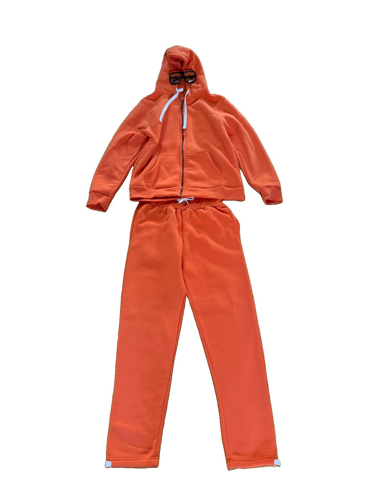 Vector Perkins Despicable Me Halloween Costume Orange Tracksuit  XL + Glasses