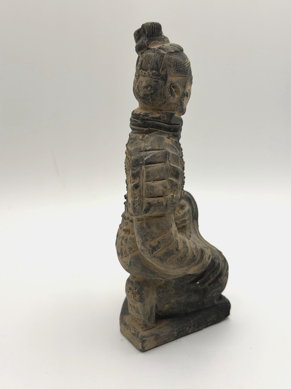 Vintage Chinese Terracotta Kneeling Warrior Soldier Figurine 5"