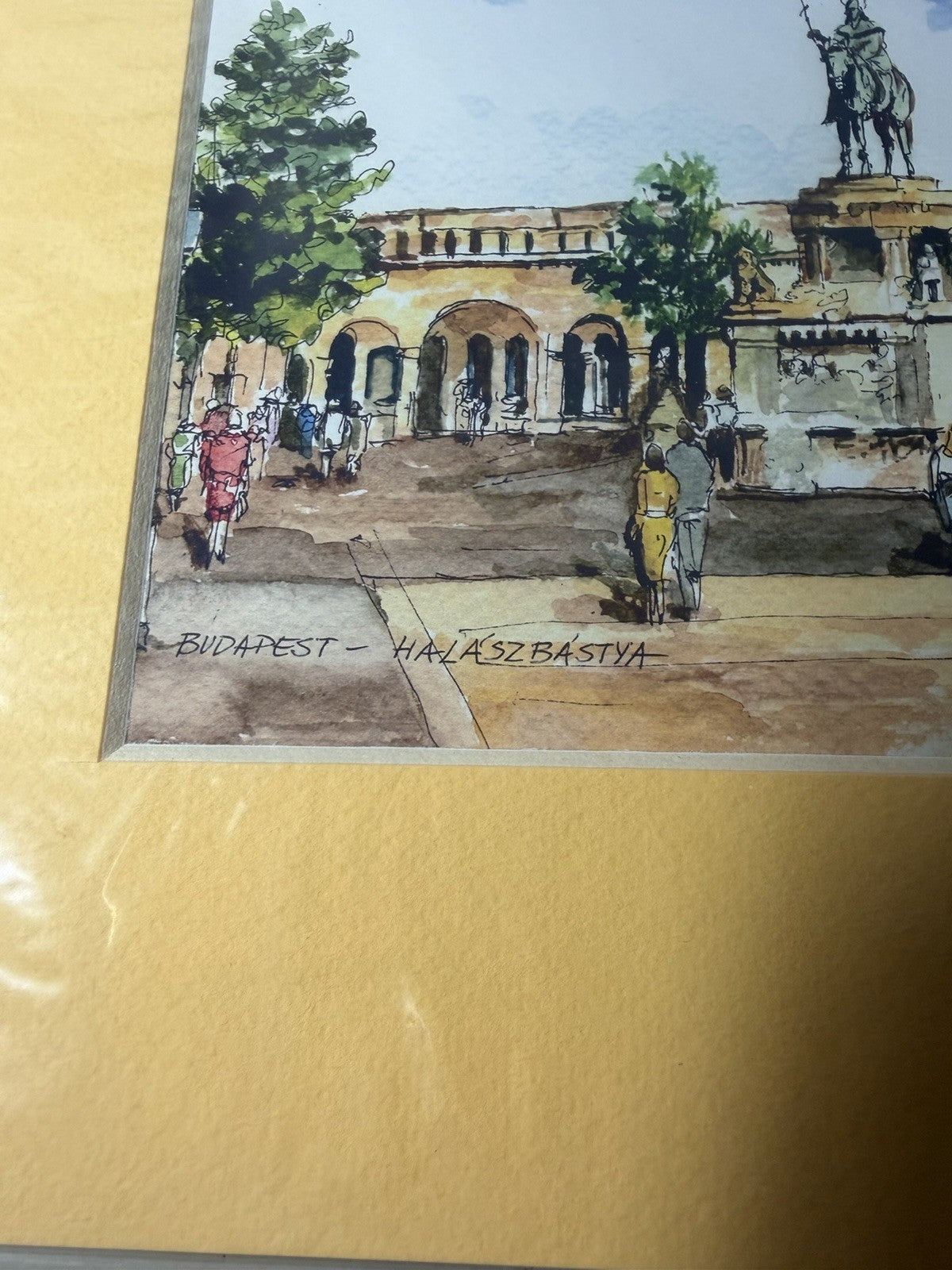 Vlad Nemo Signed Budapest Fishermans Bastion Watercolor Print NIB Hungary Art