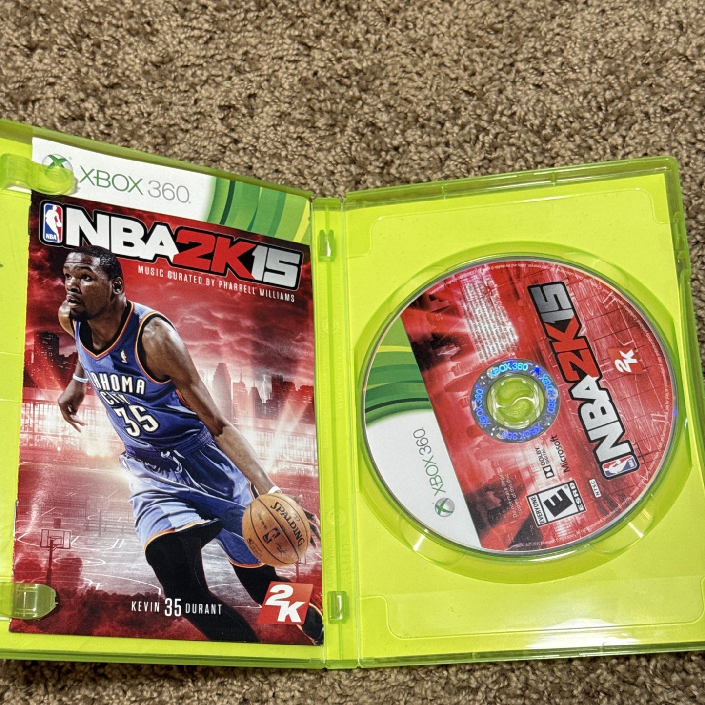 Xbox 360 Game Lot Call of Duty Ghosts and NBA 2K15