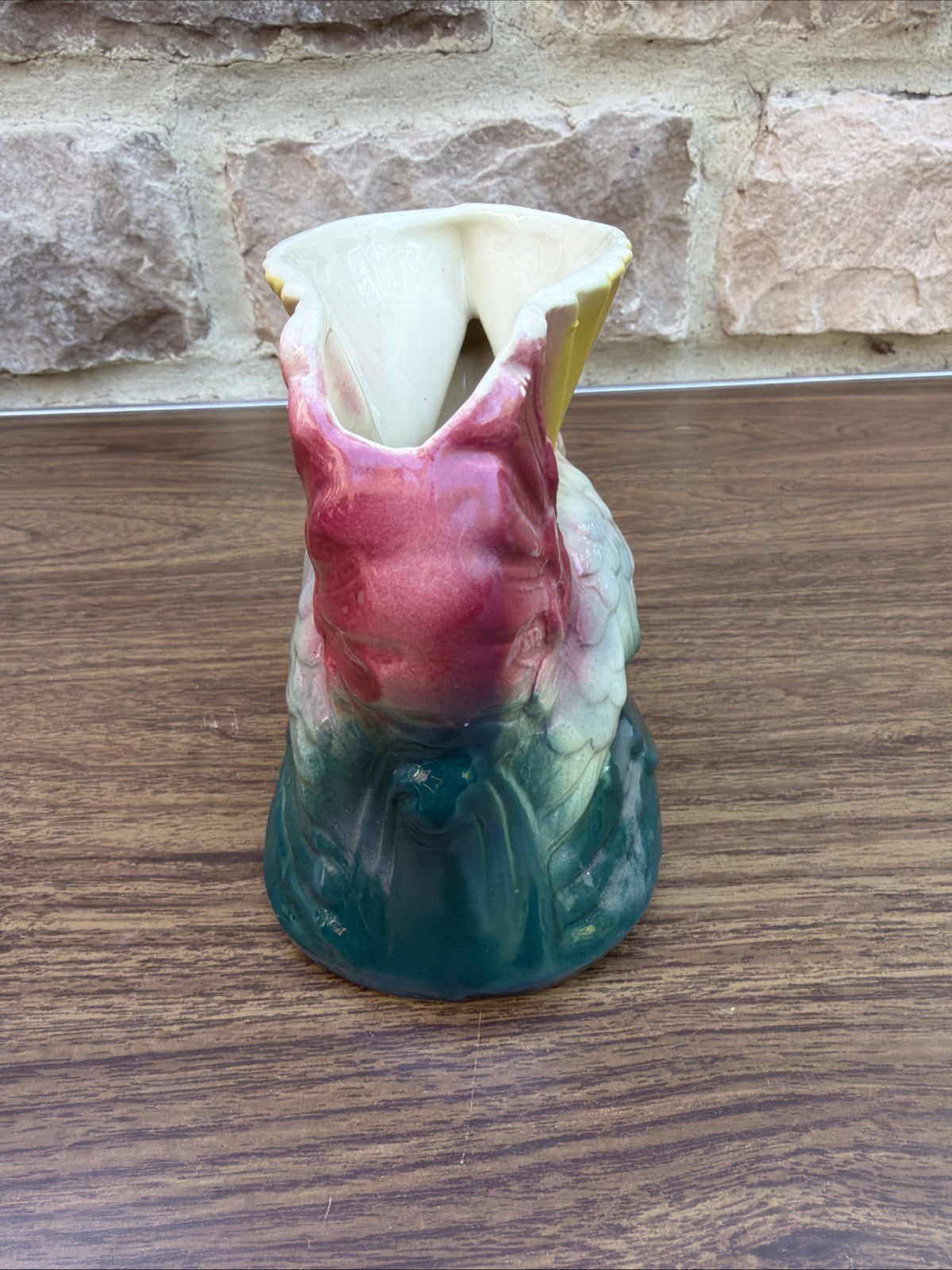 Royal Copley Rooster Hen Chicks Planter Vintage 1950s Ceramic