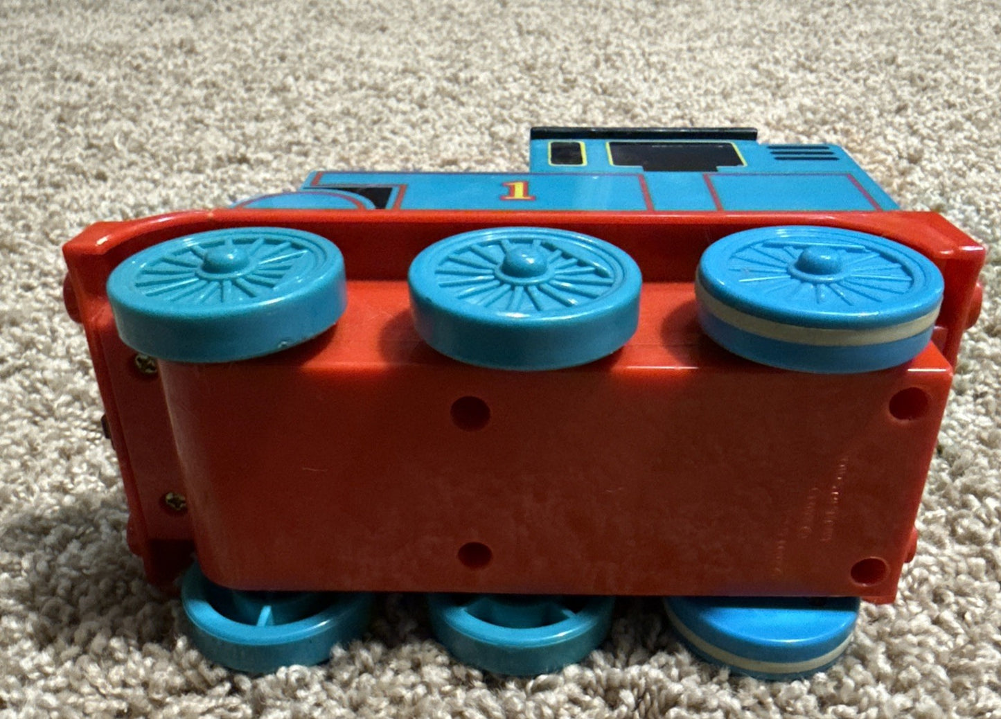 Thomas and Friends Push and Go Train, Blue Engine with Driver Figure