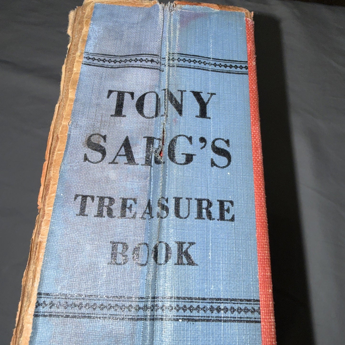 Vintage Tony Sargs Treasure Book 1942 First Edition McGraw Hill Rare PLEASE READ
