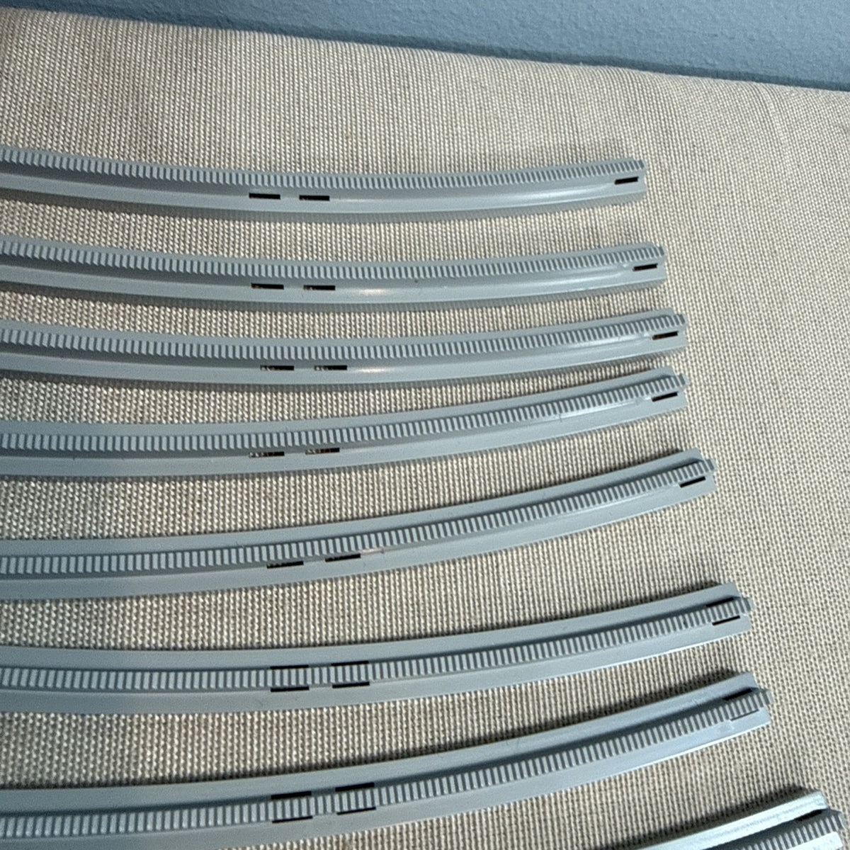 Vintage LEGO Train Track Lot 72 Pieces 4.5V Crossing Straight Curve Connectors