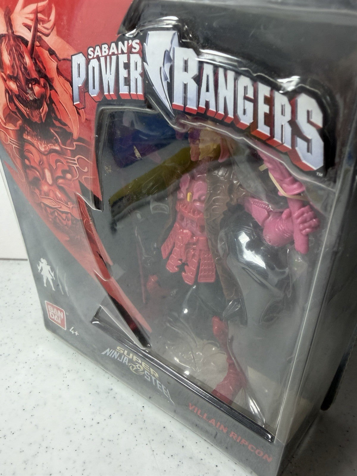 Power Rangers Super Ninja Steel Ripcon Action Figure Bandai New Sealed