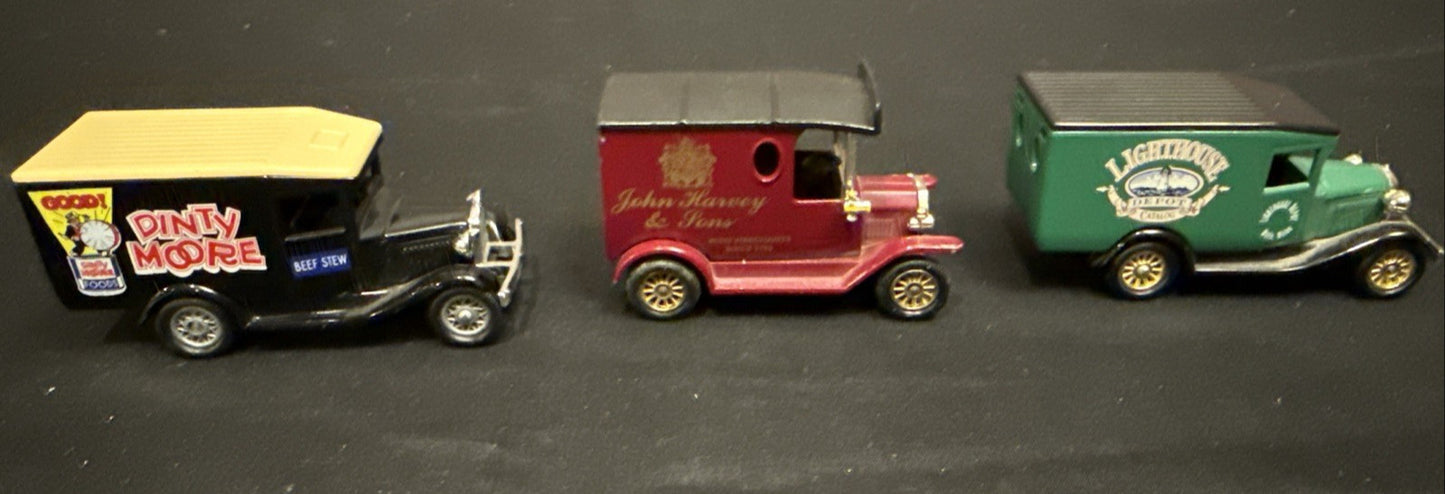 Lledo Delivery Trucks Lot of 3 Diecast Days Gone Vintage Collectible