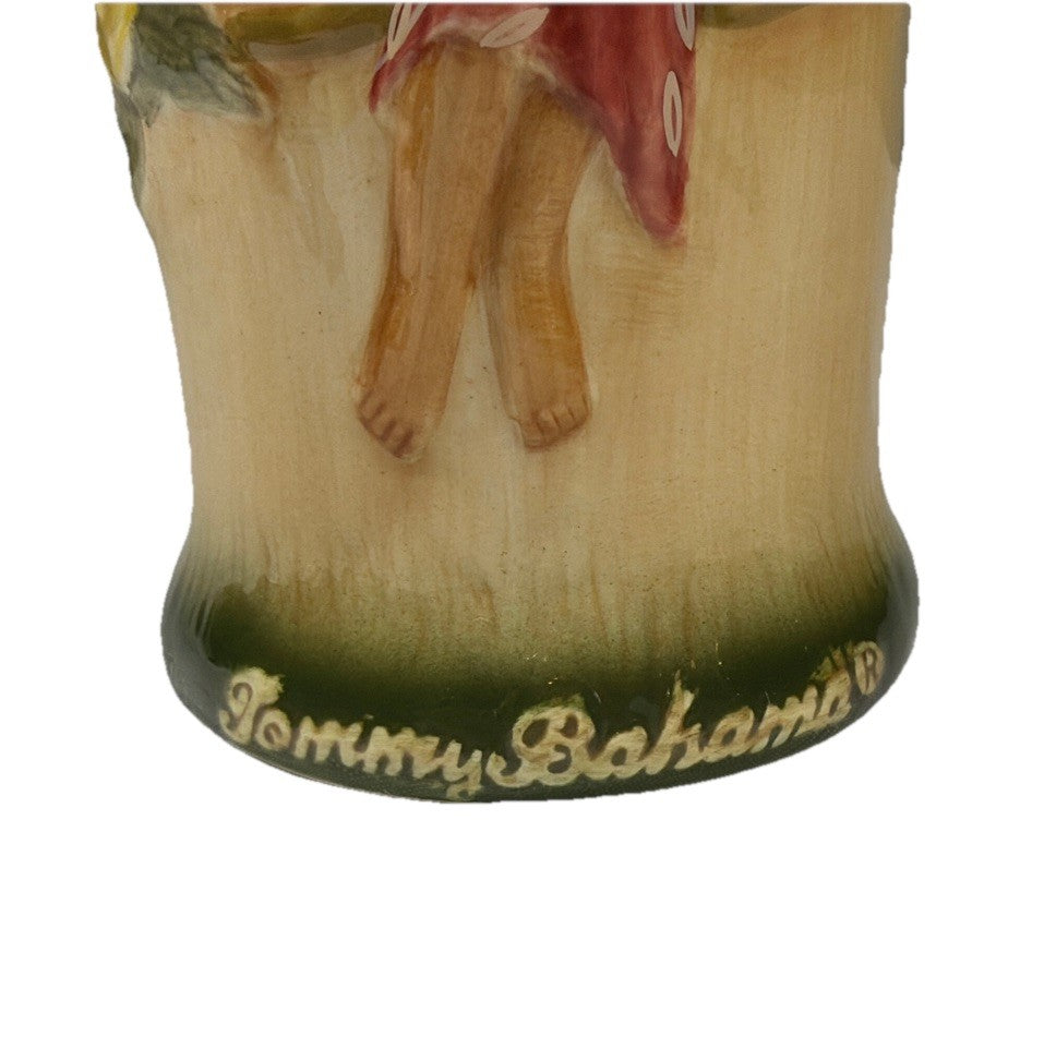 Tommy Bahama 2002 Kimono Lady Tiki Mug Vase Hawaiian Hula Ceramic