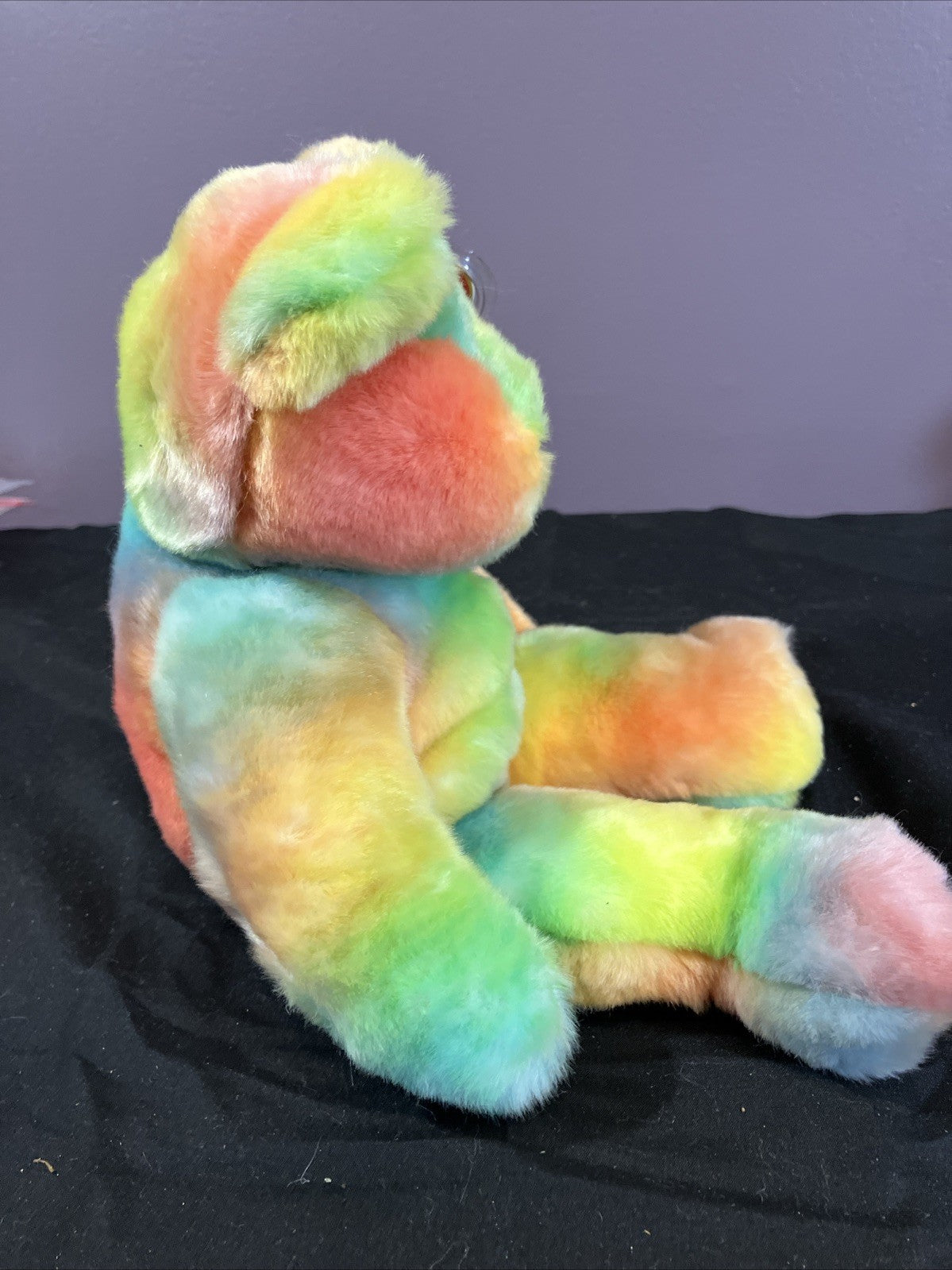 Ty Beanie Buddy Peace Bear 14 Inch Plush Pastel MWMT Large Stuffed Toy