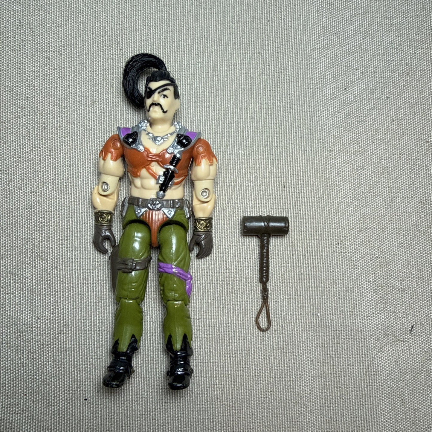 Vintage 1987 GI Joe Dreadnok Zanzibar Air Skiff Hasbro ARAH Incomplete Figure