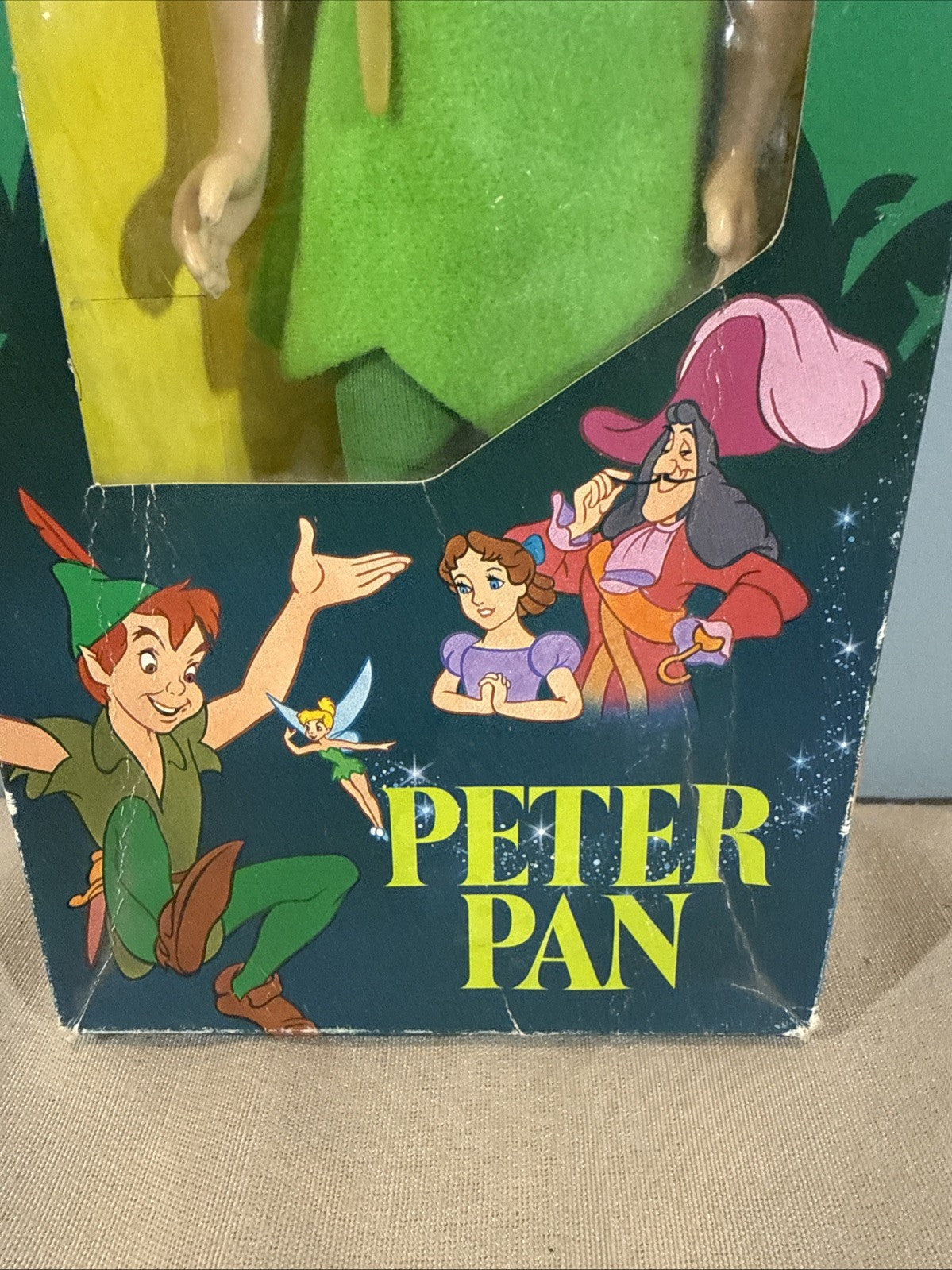 Vintage Disney Peter Pan Doll Original Box Sears Exclusive 1970s 1980s