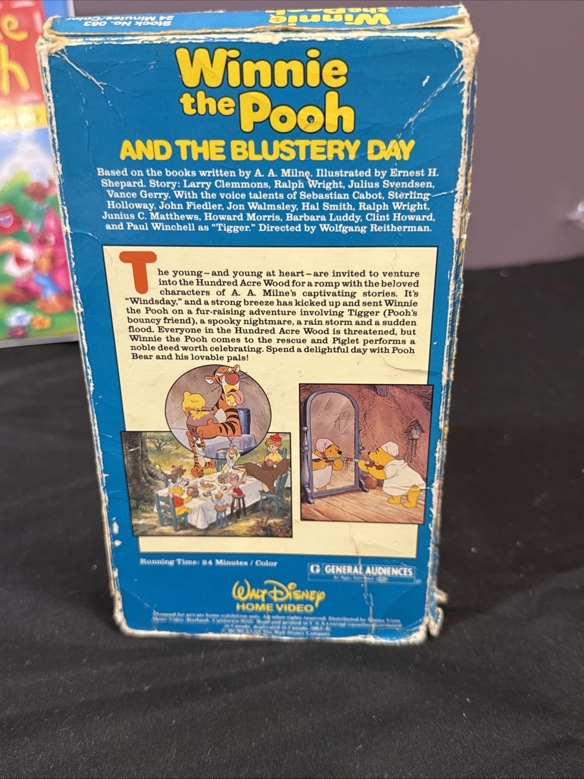 Winnie the Pooh VHS Lot 3 Disney Tapes Animated Classics UNTESTED