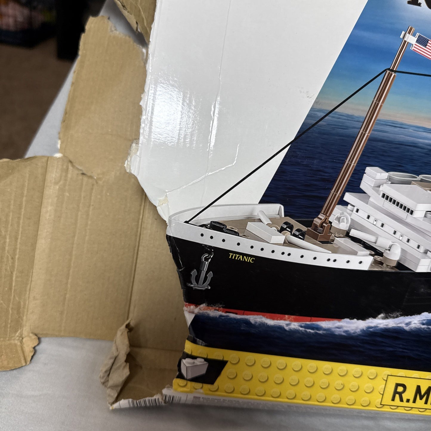 COBI Historical Collection RMS Titanic 1929 Building Block Set Incomplete