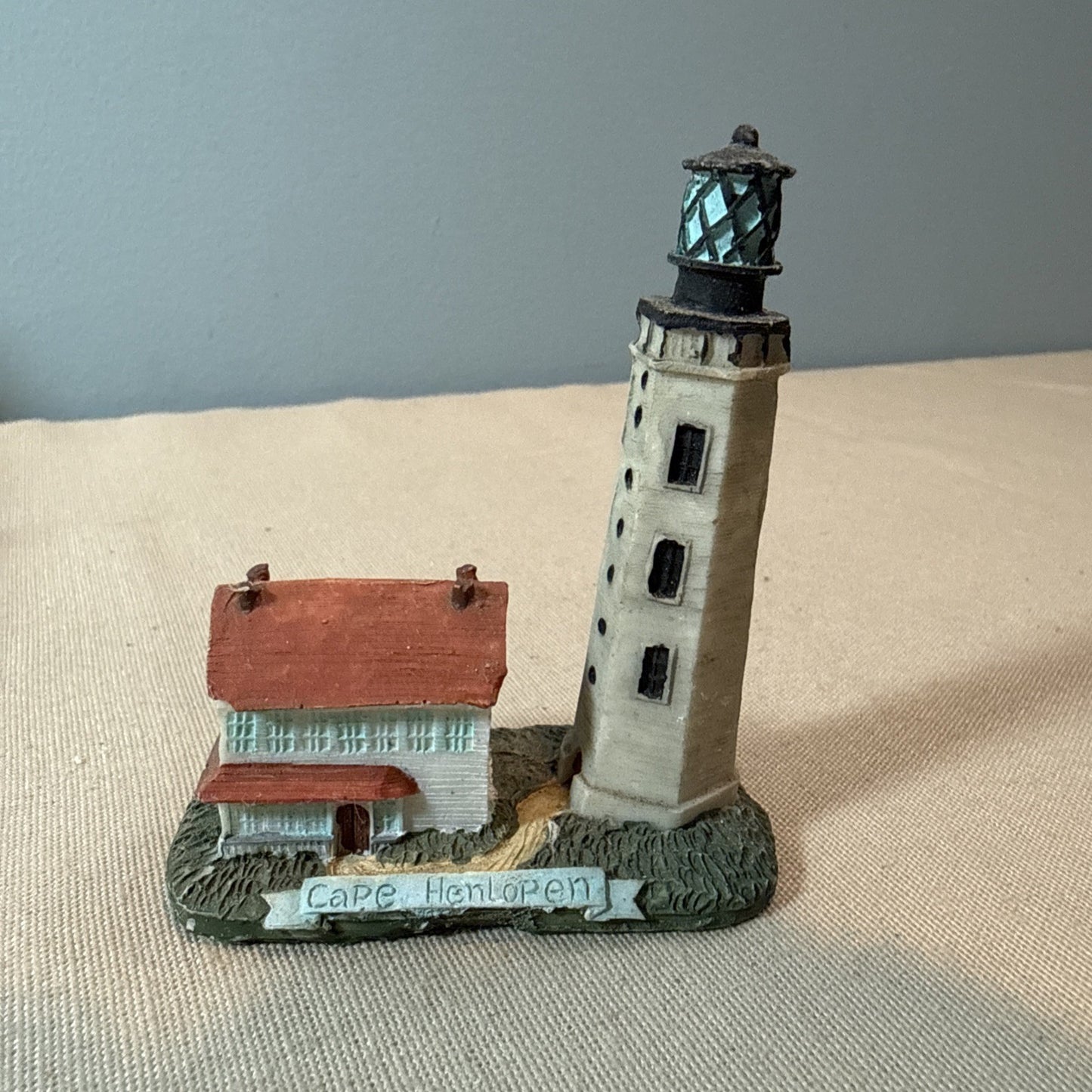 Vintage Lighthouse Figurines Lot 7 Coastal Nautical Miniatures Mixed Brands