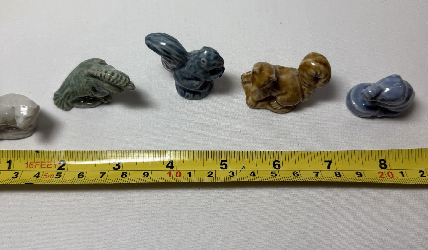 Wade Whimsies Red Rose Tea Animal Figures Lot of 5 Made in England
