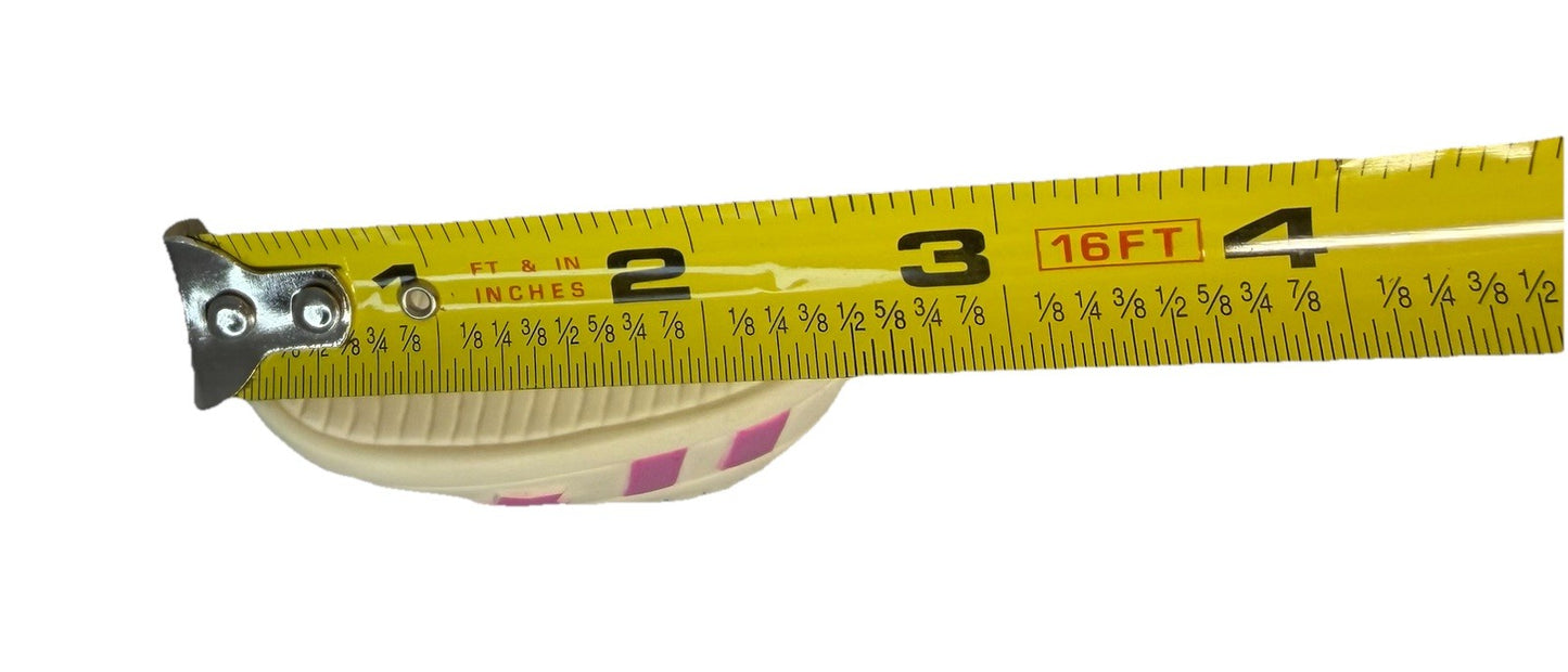 Vinyl Shoes for K.C. The Talking Cheerleader Doll Pink Stripes With Star