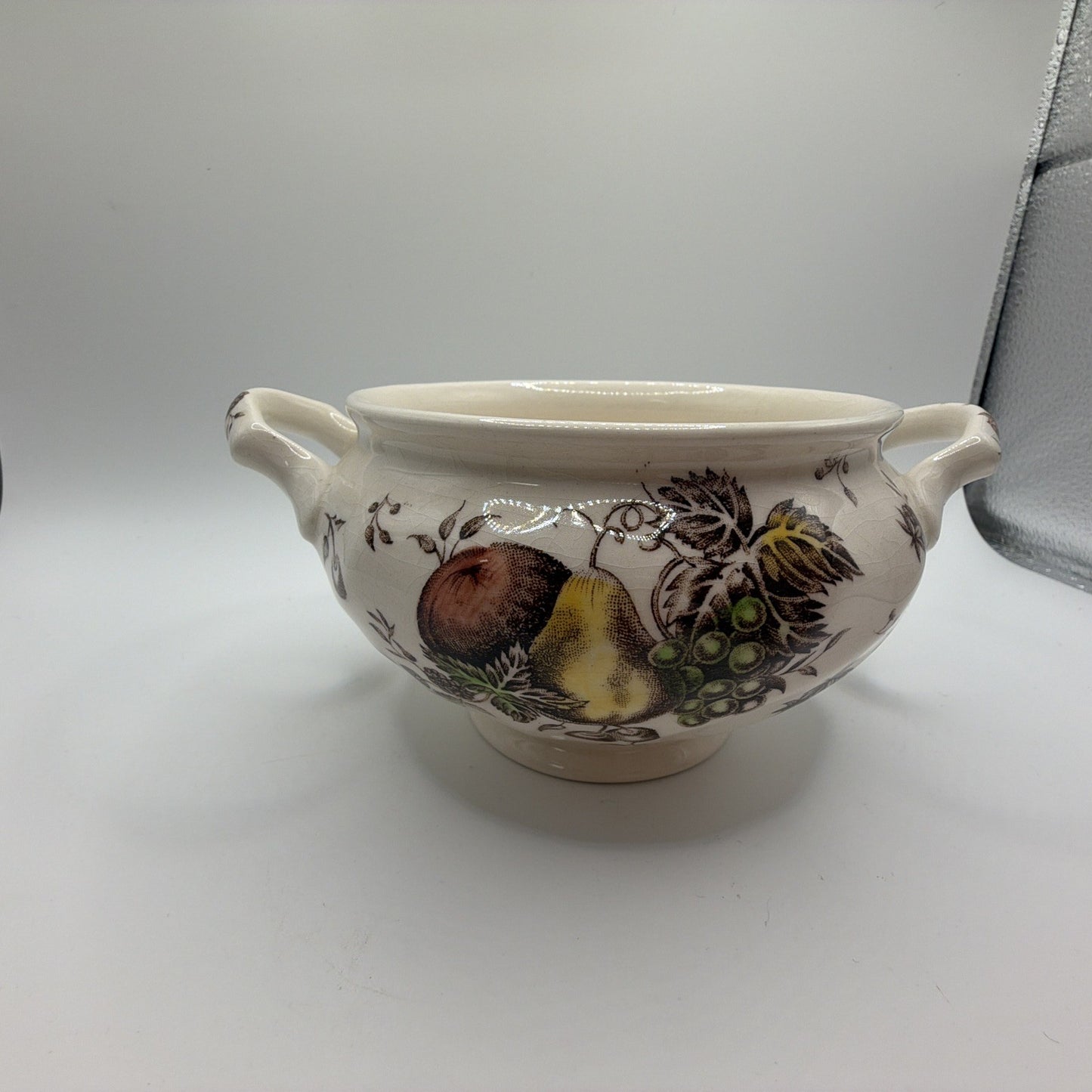Johnson Brothers Autumn Delight Ironstone Creamer Sugar Bowl England