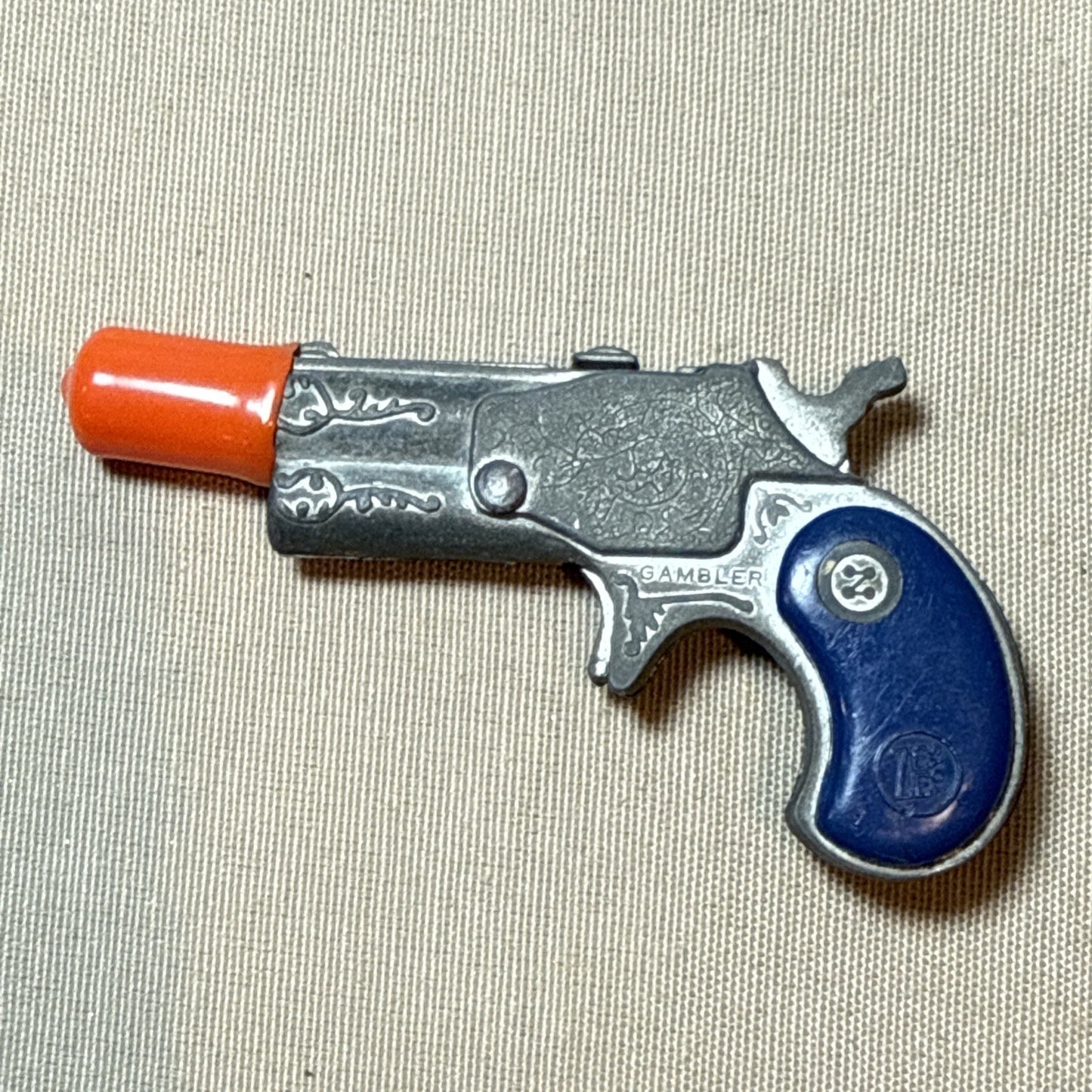 Vintage Zee Toys Cap Gun Lot Derringer Flintlock Revolver Dummy Ammo Western