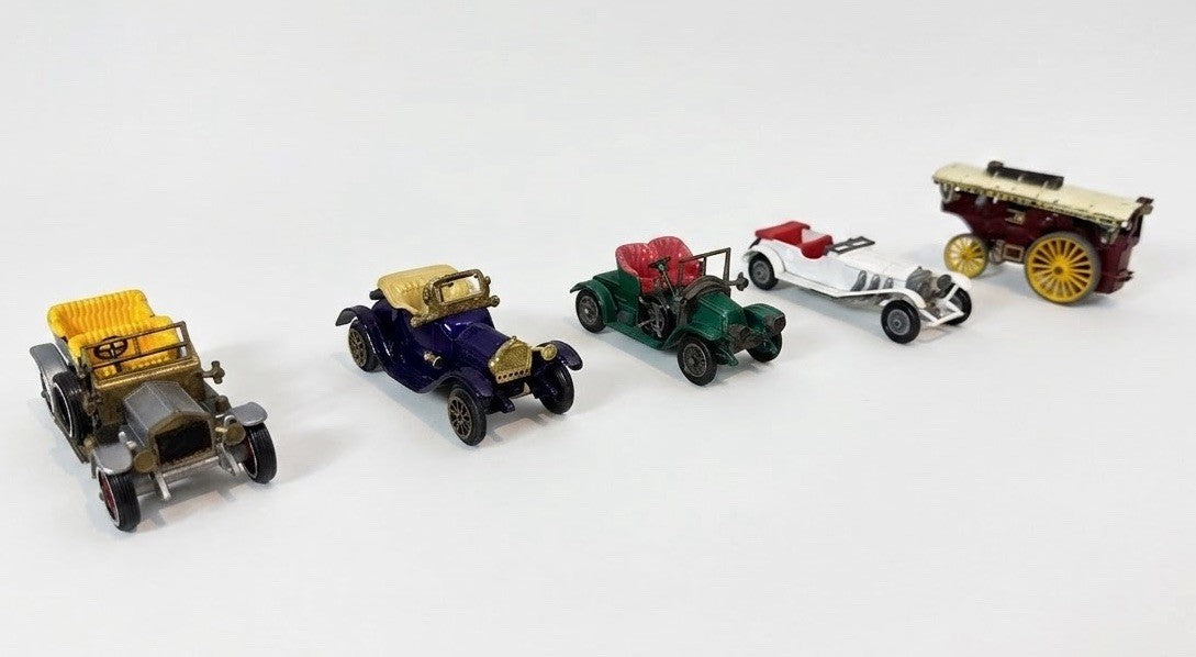 Vintage Lesney Matchbox Models of Yesteryear Diecast Cars Lot of 5 England
