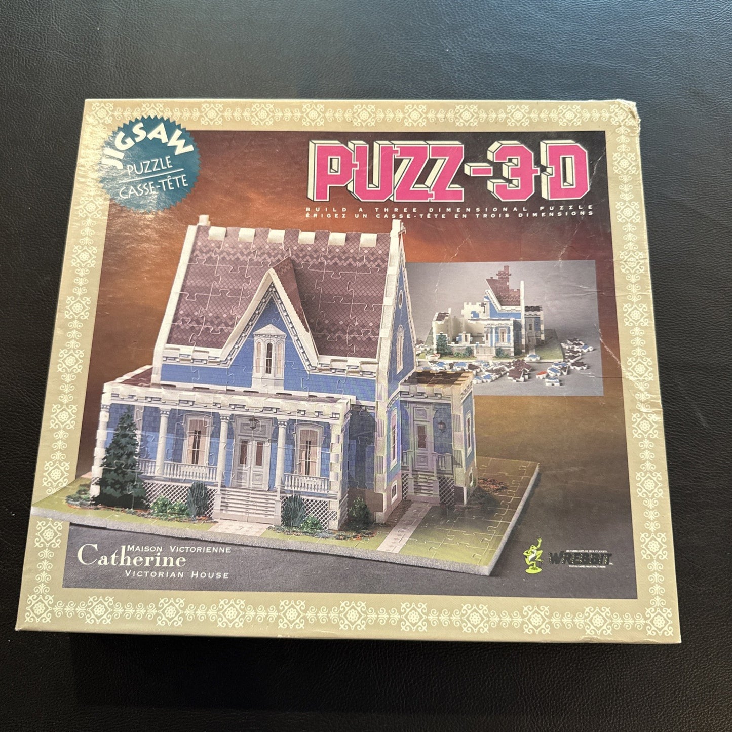 Vintage 1994 1995 Puzz 3D Maison Catherine Breton Cottage Puzzle Lot 2 Wrebbit