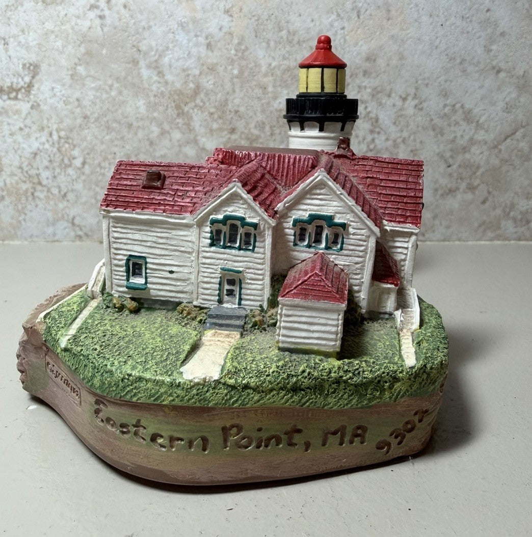 Spoontiques Eastern Point Maine Lighthouse Figurine 009302 Coastal Statue Decor