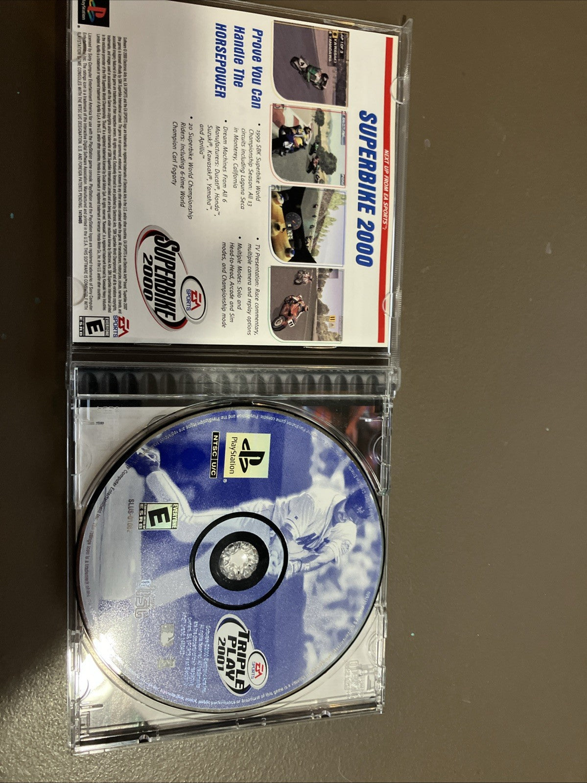 Triple Play Baseball 2001 Sony PlayStation PS1 Complete CIB Disc Manual Case PSX