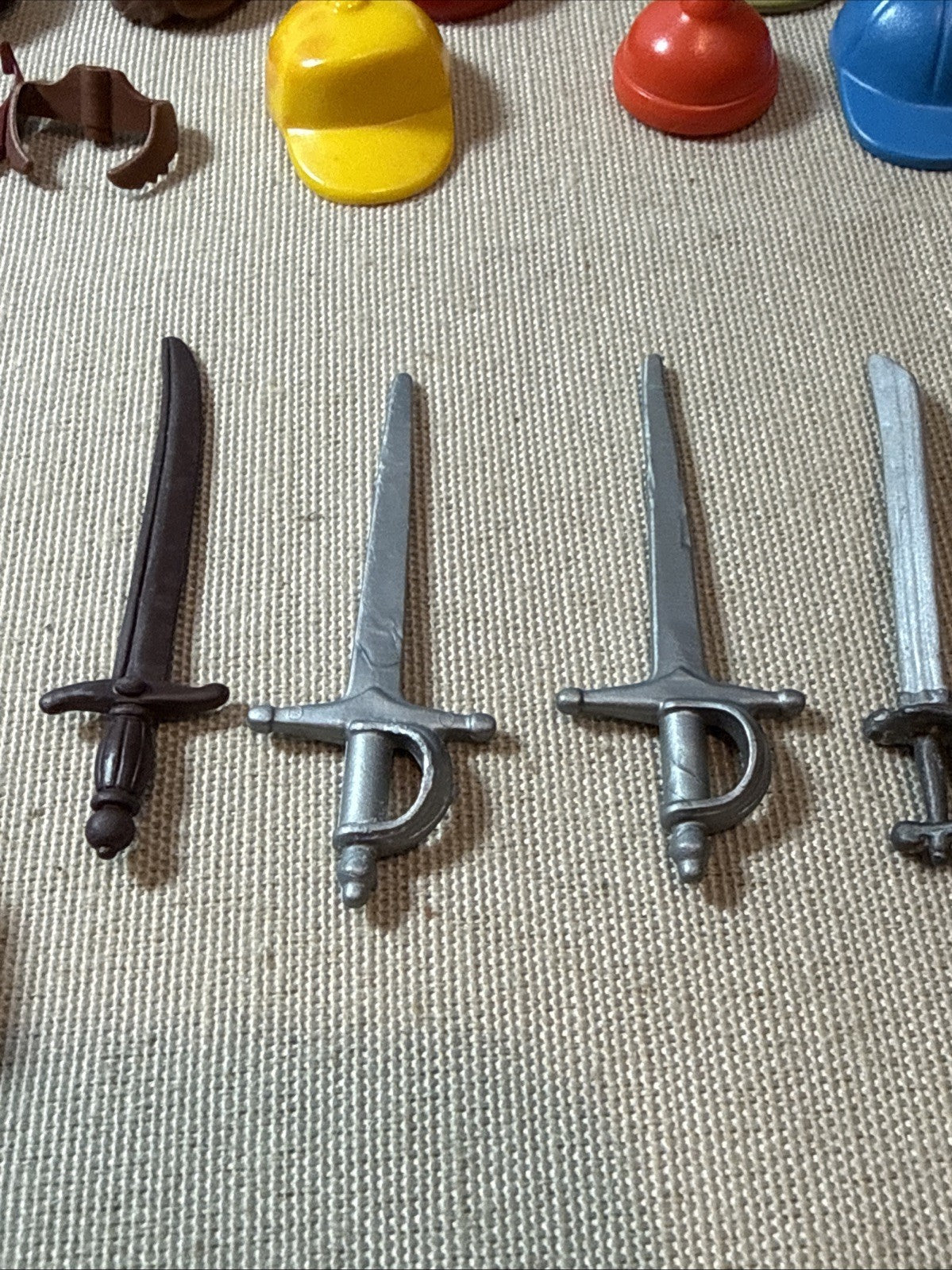 Vintage Playmobil Accessories Lot 100+ Pieces Weapons Tools Furniture Animal