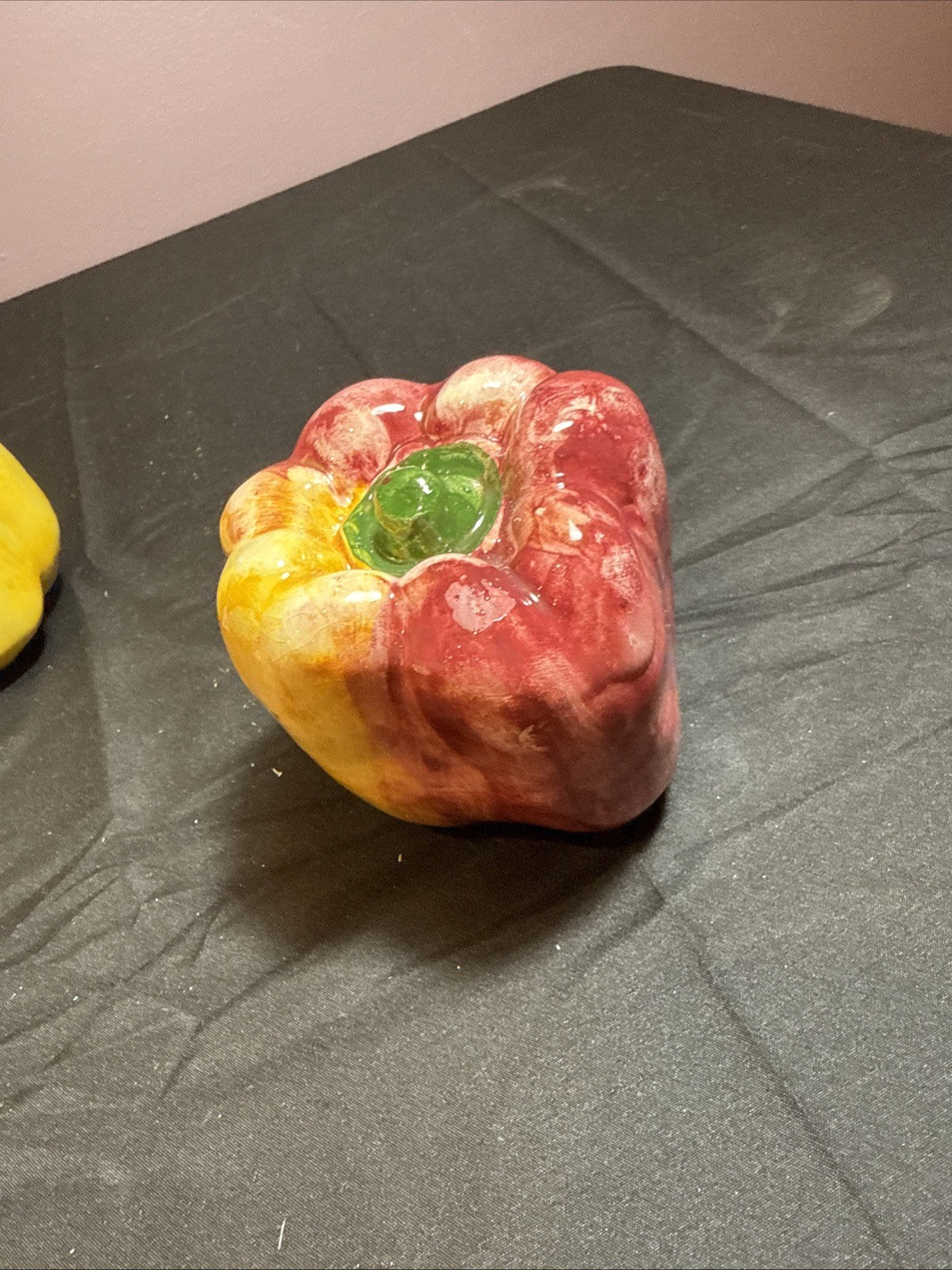 Vintage Ceramiche ABC Bassano vegetables Set Of 5, Garlic, Peppers, Cauliflower