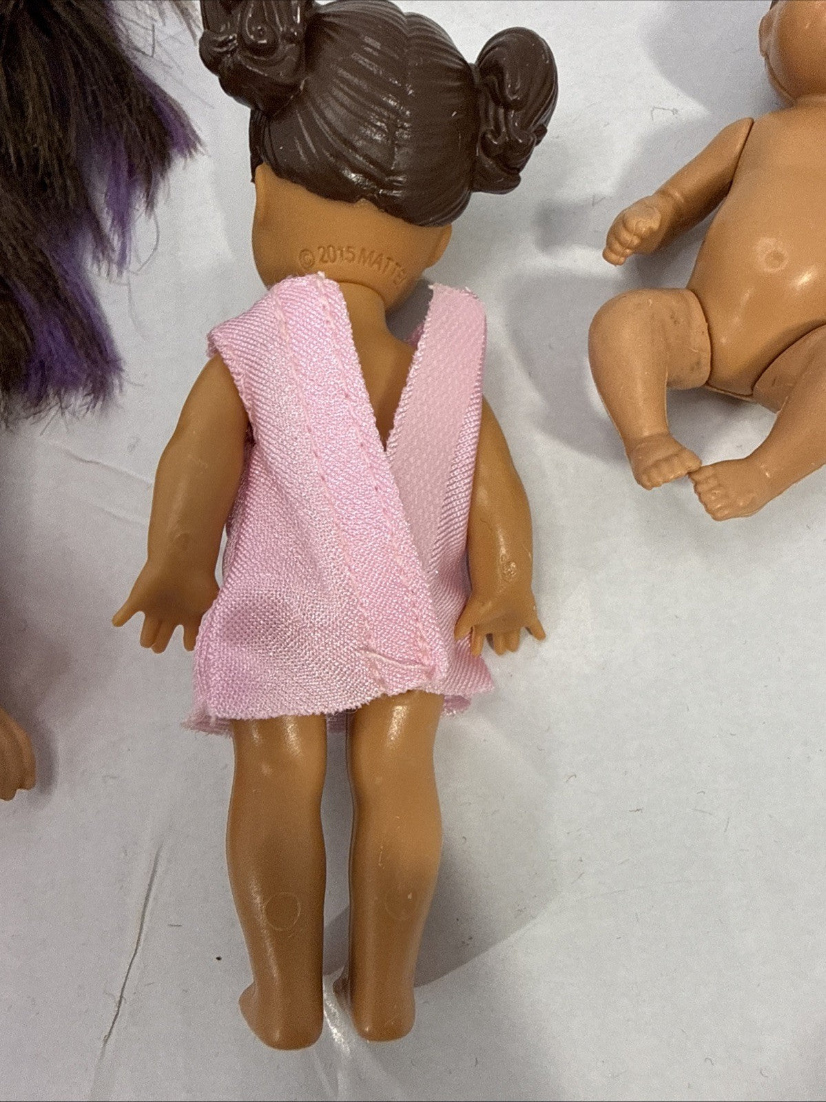 Barbie Skipper Babysitters Doll Purple Streak Hair Mattel Set Incomplete