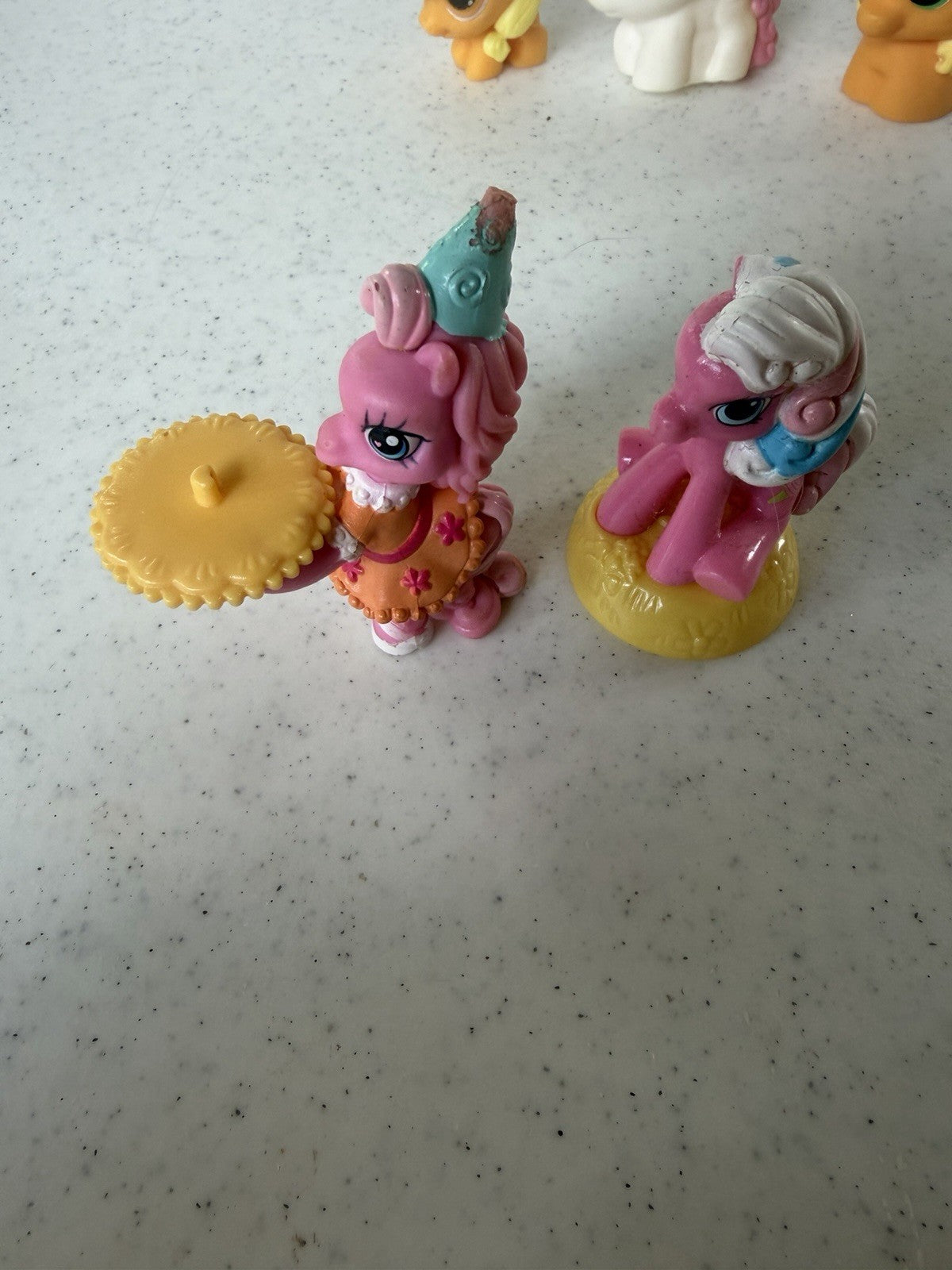 My Little Pony G4 Mini Figure Lot DJ Pon 3 Rainbow Dash Applejack Mixed
