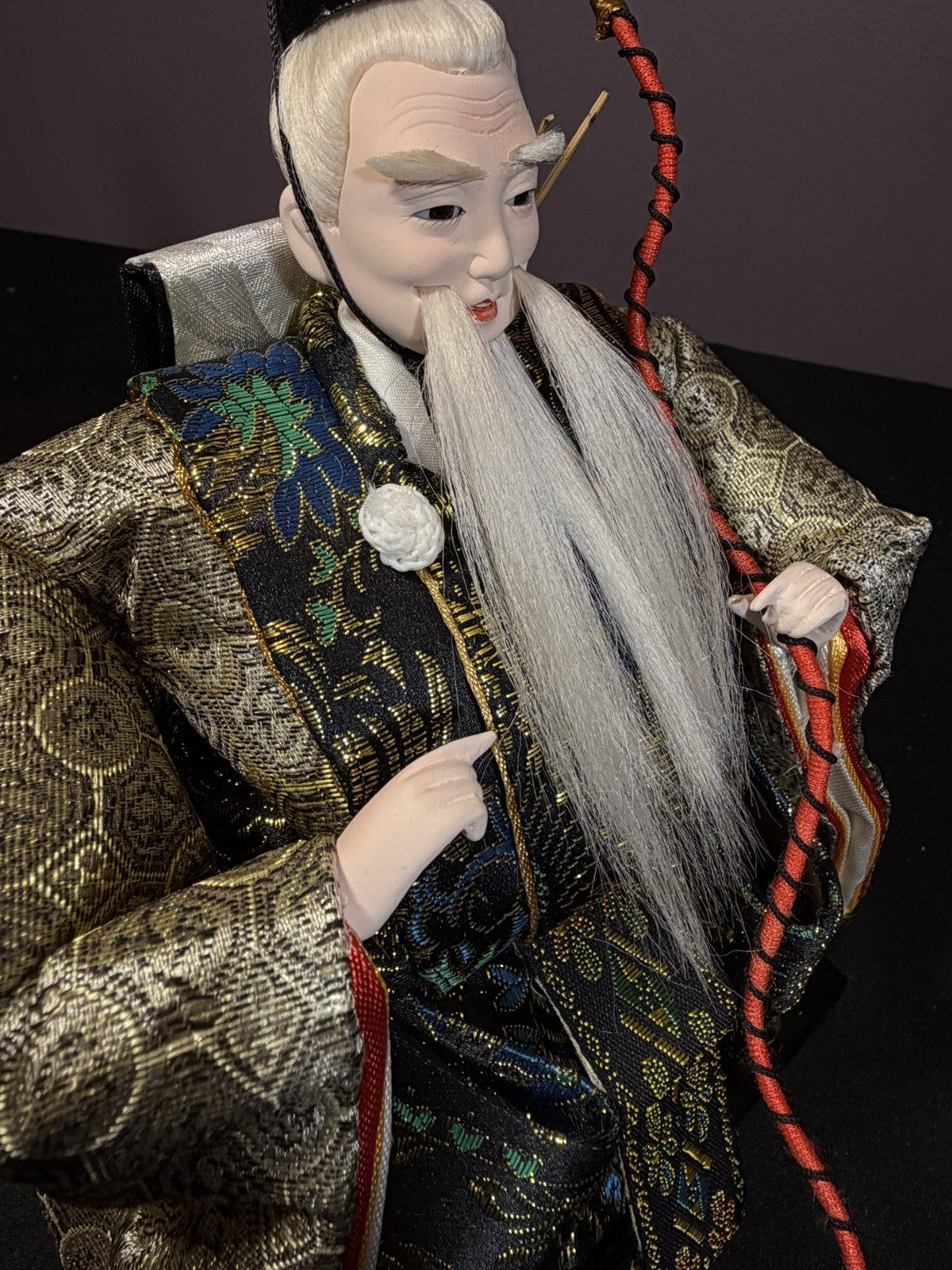 Vintage Japanese Hina Doll 9.5 Inch Traditional Display Doll