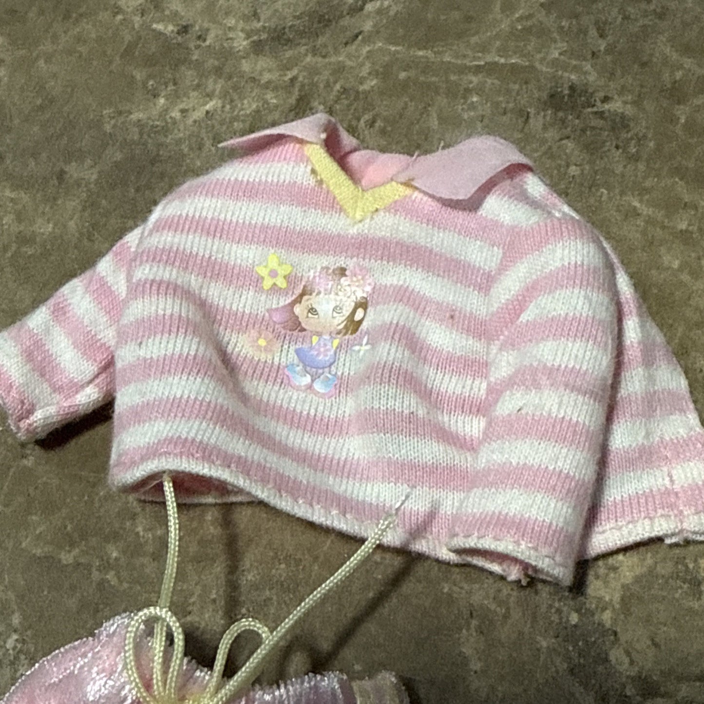 Vintage Barbie Bedtime Baby Pajama Set 2000 Star Canopy Outfit