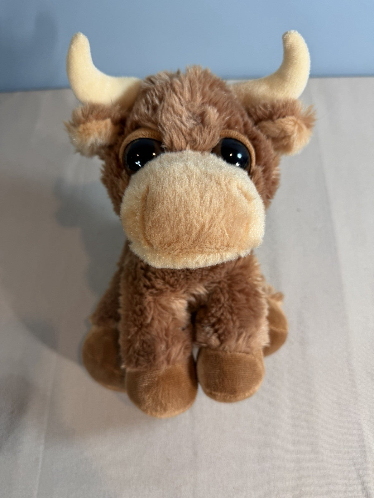 Aurora Plush Stuffed Animals Lot 3 Bull Steer Husky Dog Black Puppy Soft Toy Set