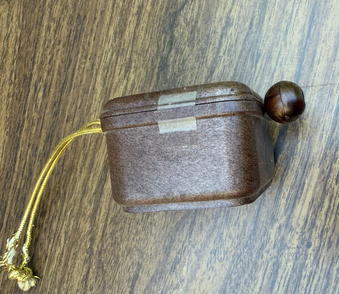Vintage Hummel Pull String Music Box Ornament Raindrops Keep Falling On My Head