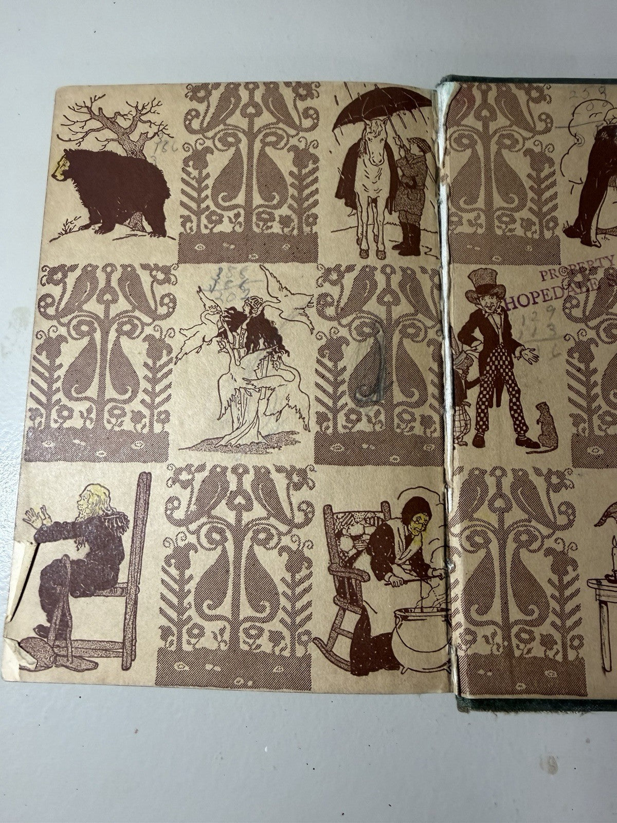 1924 Child Library Readers Book Four William H Elson Antique Illustrated School