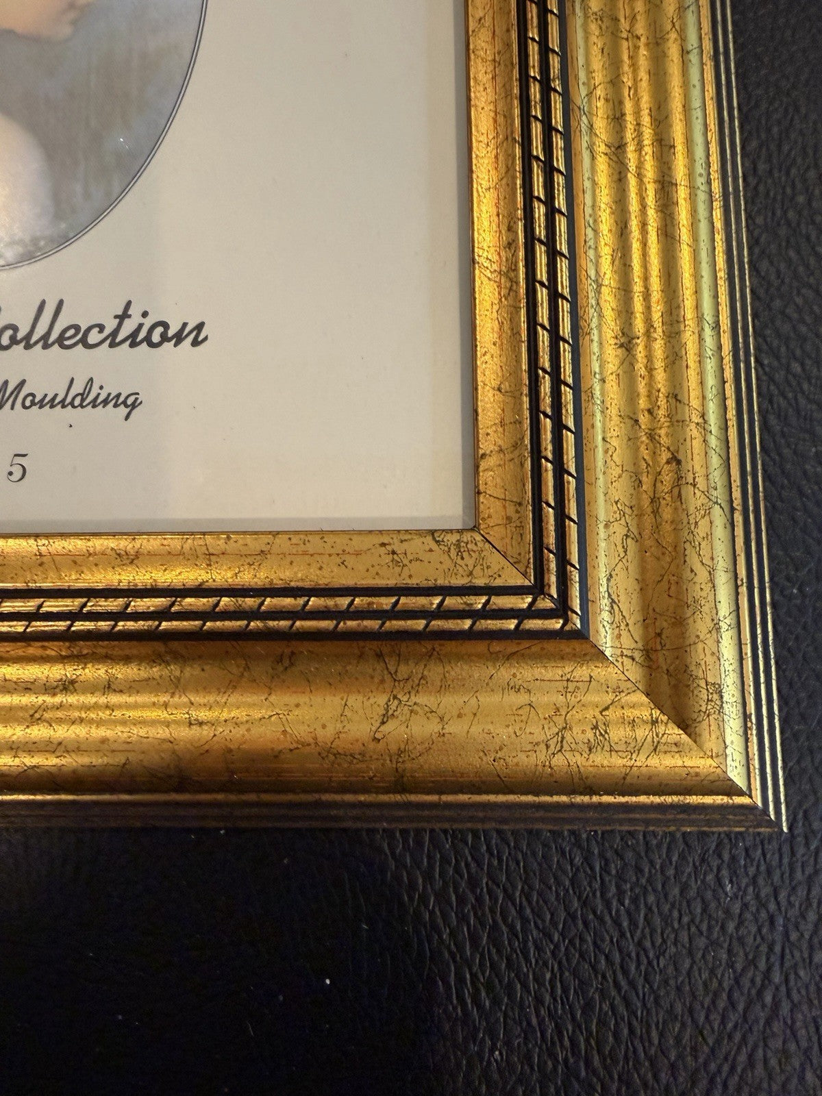 Classic Collection Gold Picture Frames Set 2 Square 7x7 European Moulding NEW