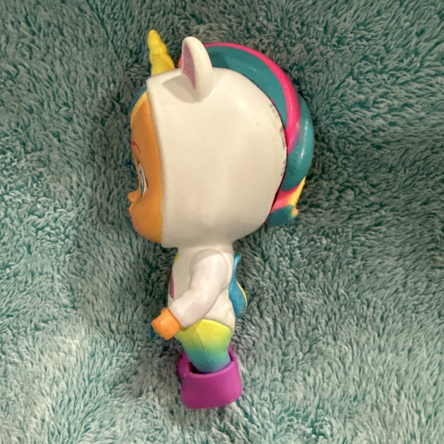 Cry Babies Lot Of 4 5" Doll Magic Tears Unicorn Dalmatian Dinosaur Apple So Cute