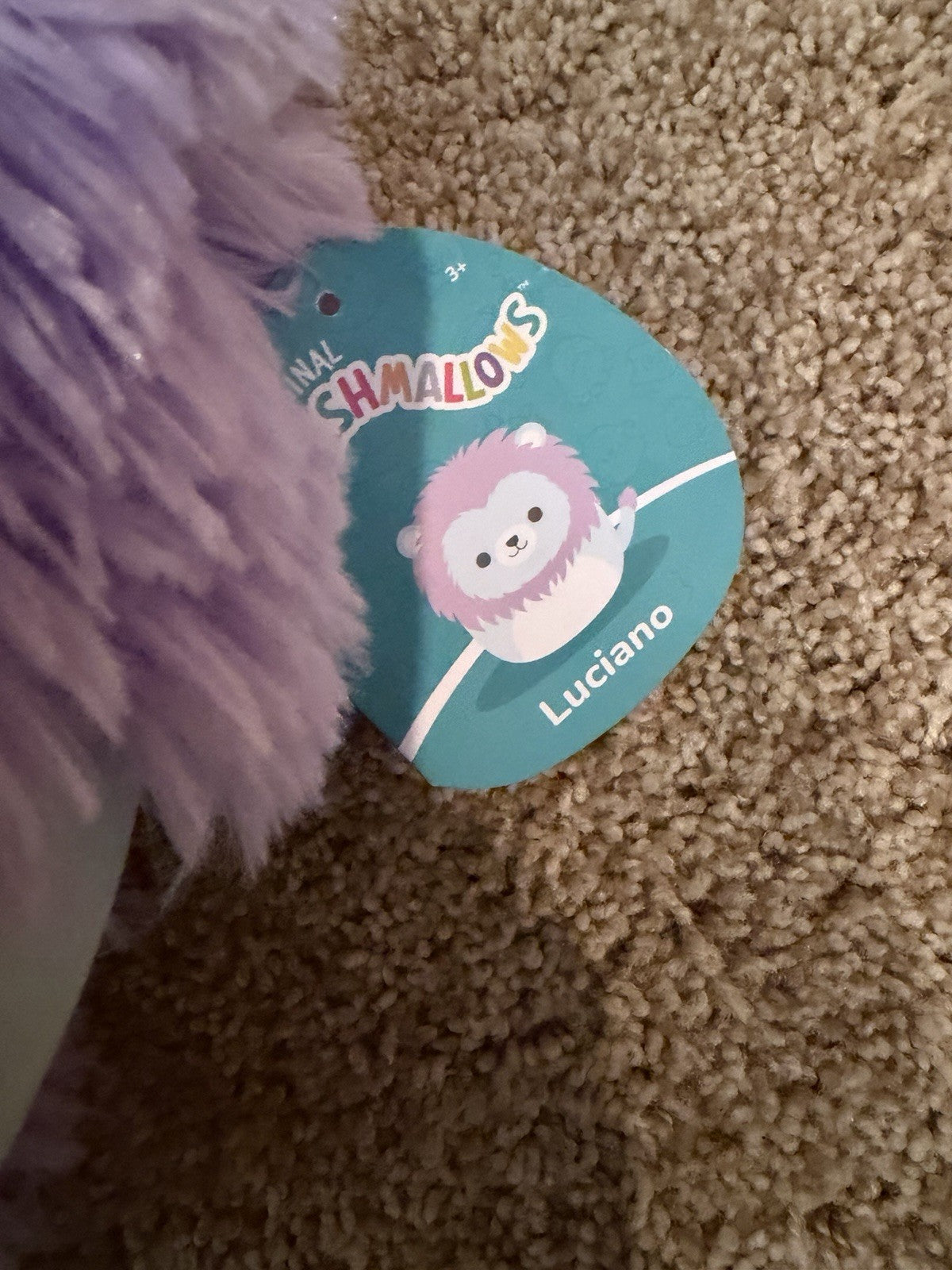 NWT Squishmallows Plush Lot 3 Luciano Lion Rhys Hamster Susan Drink 8" Kellytoy