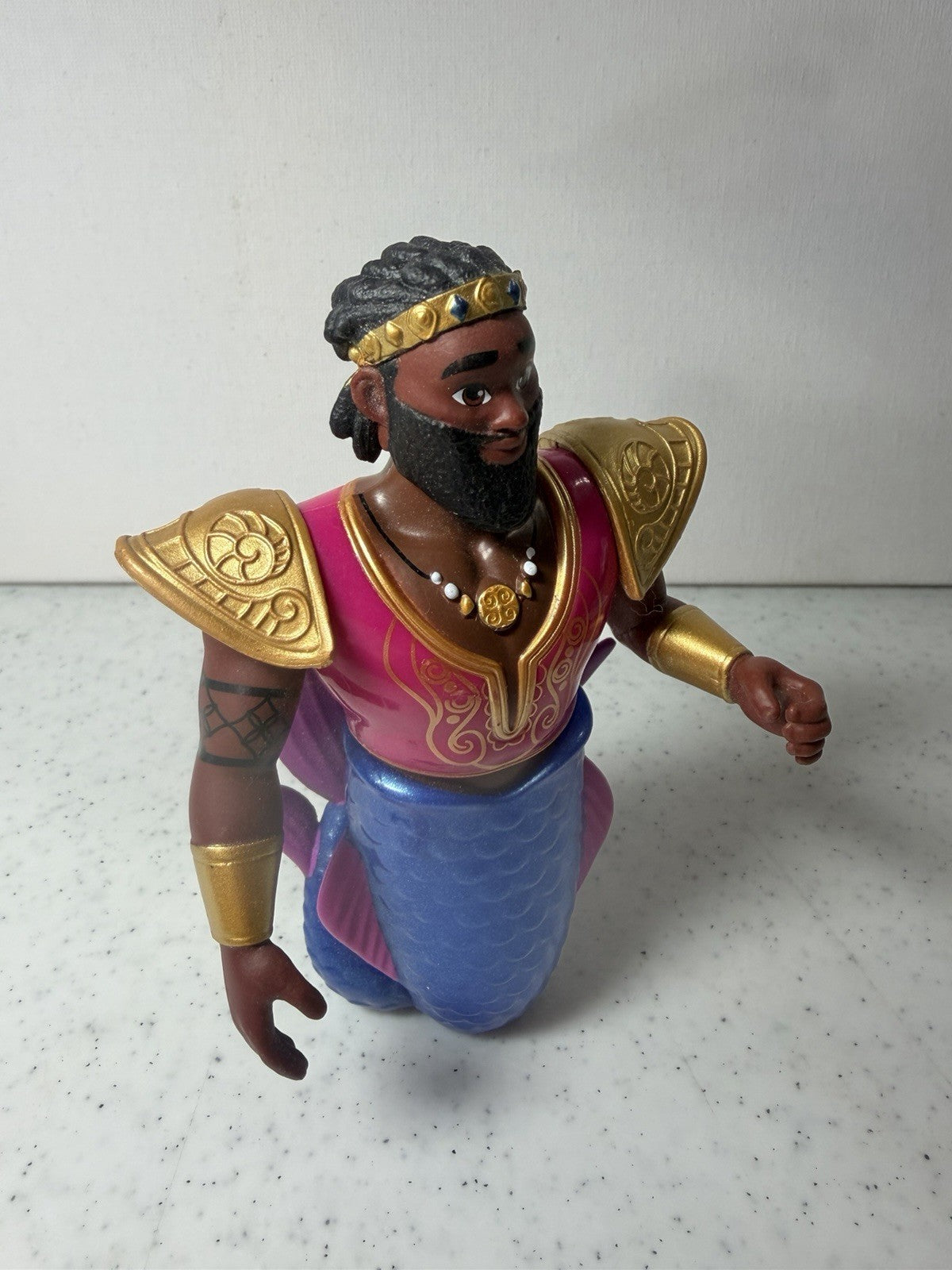 Disney Junior Ariel Royal Family Figure Lot King Triton Ursula Alana Ayanna