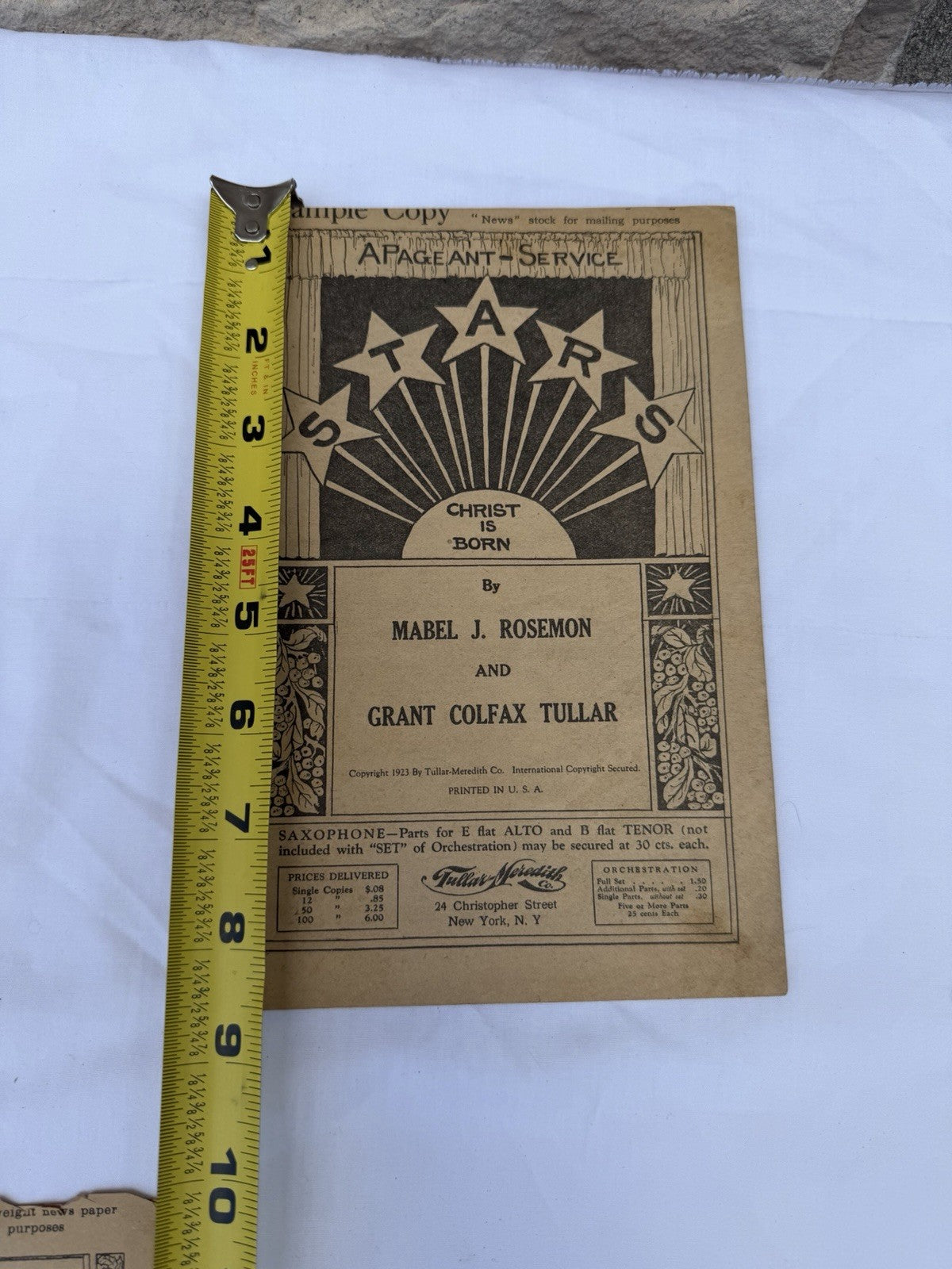 Vintage 1920s 1930s Christmas Pageant Play Cantata Sheet Music Lot Rare
