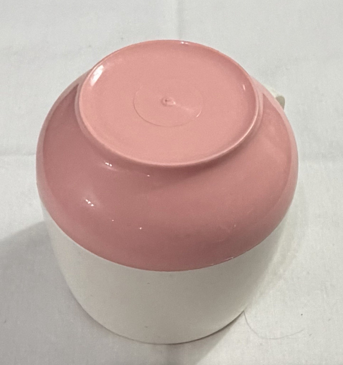 Bopp Decker Plastics Vacron Coffee Mug, Speckled White Pink, 10oz, Vintage Retro