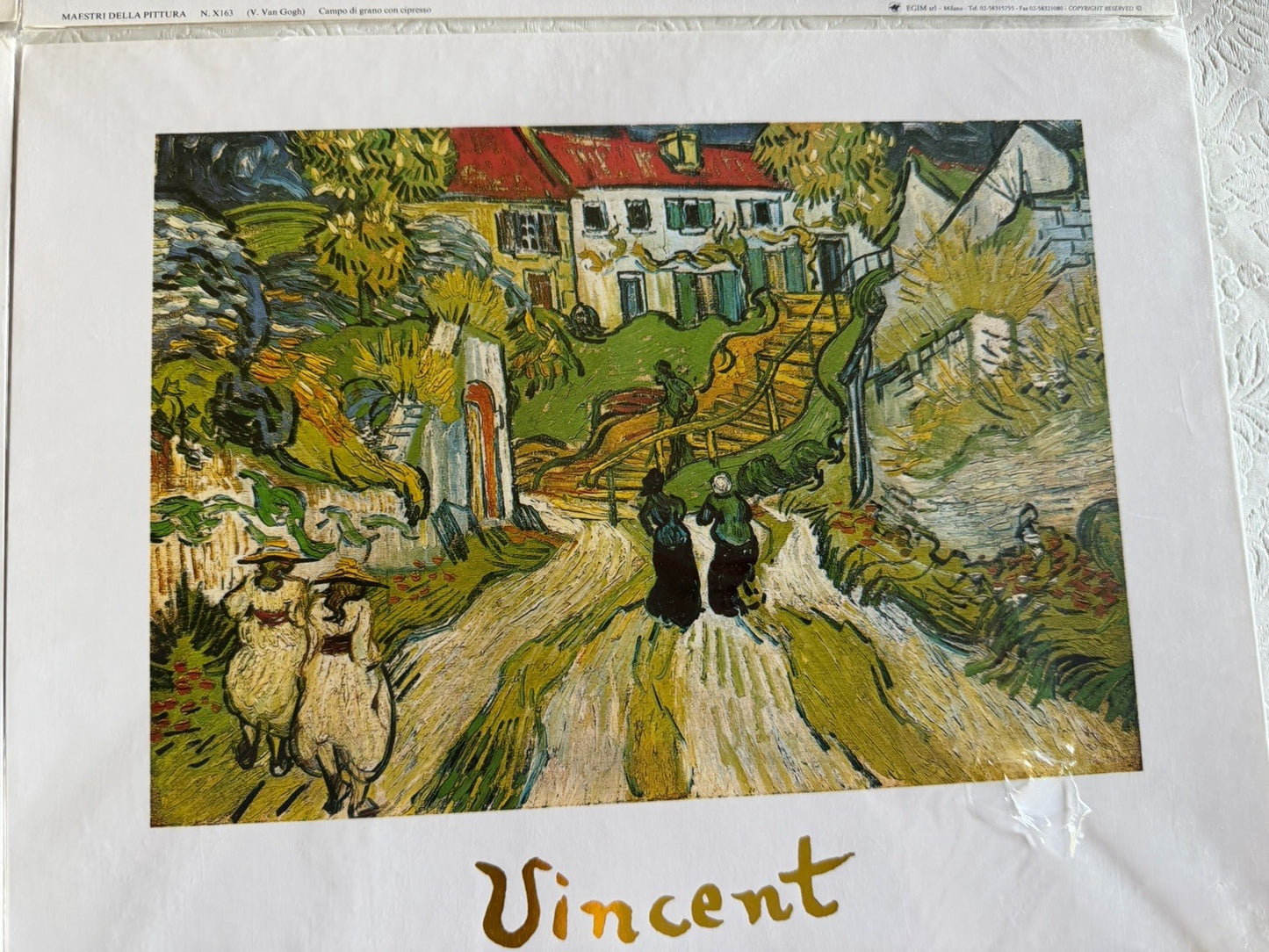 Maestri Della Pittura Vincent van Gogh Art Prints Set 4 Vintage 9x12
