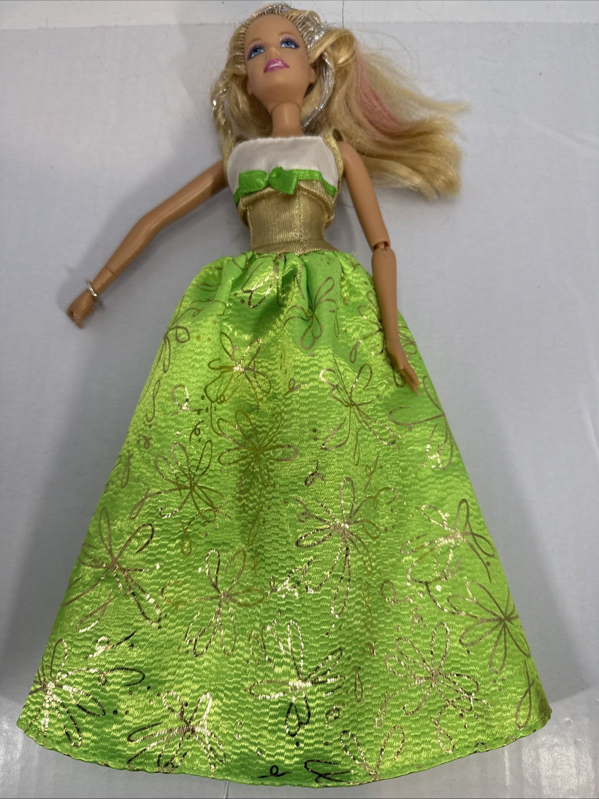 Barbie in a Tropical Splash Gift Pack Lime Green Floral Maxi Dress Doll