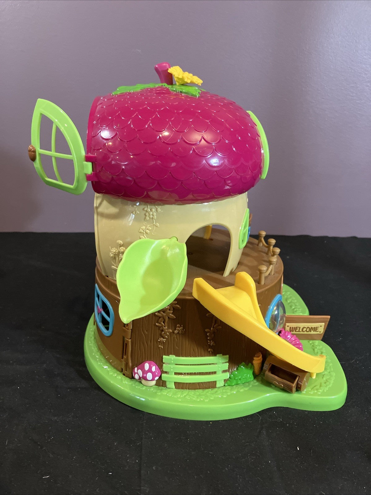 Li’l Woodzeez Acorn Treehouse Playset Toy House Preowned INCOMPLETE